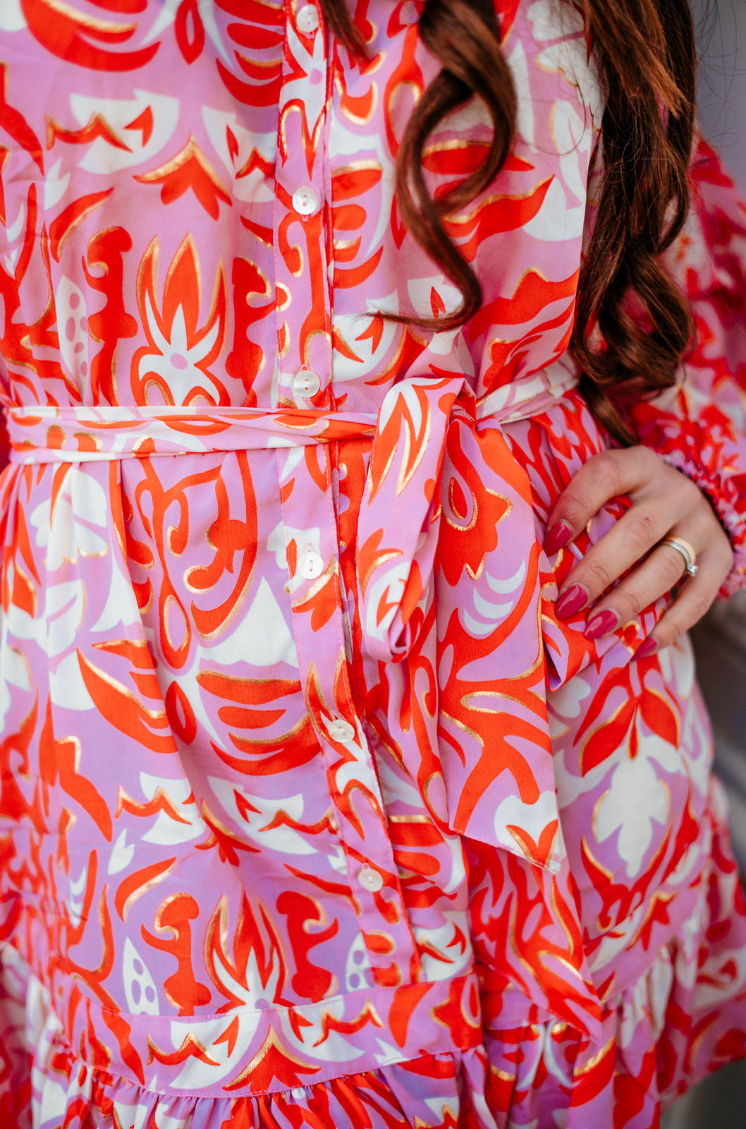Kleid rot "ARIANNA"