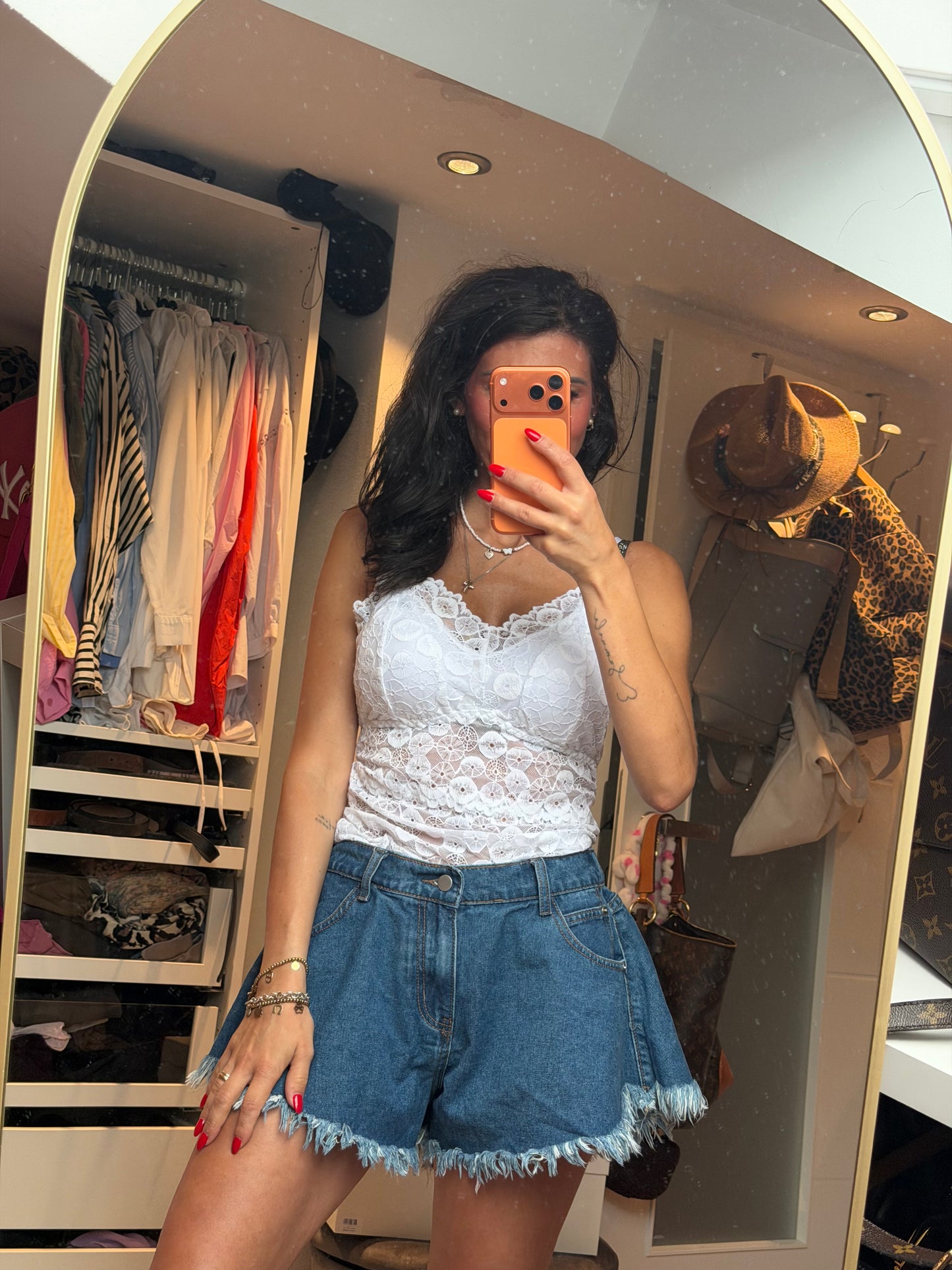 Top "Lace Comfort weiß"