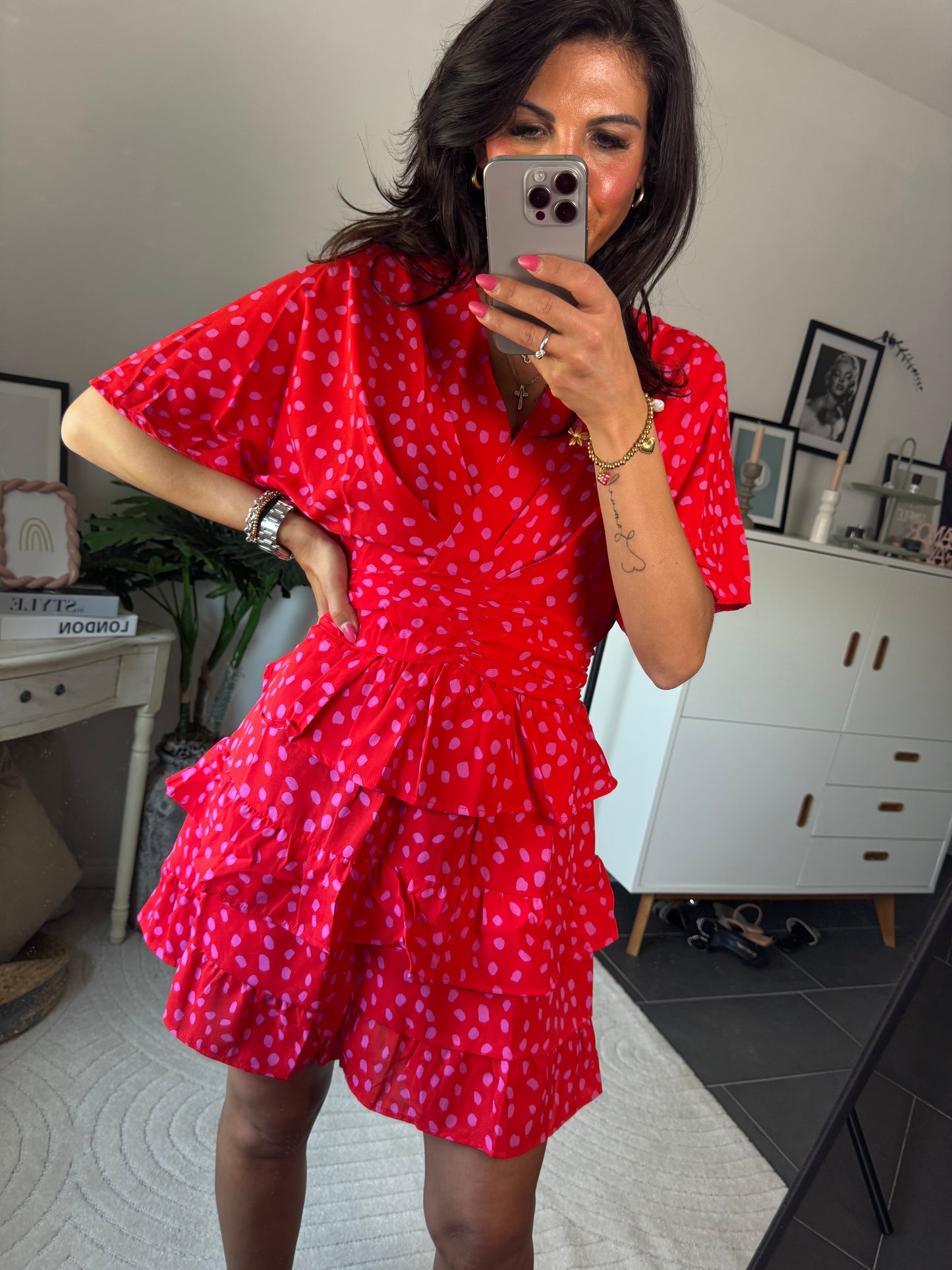 Kleid "Dolce Vita Rosso"