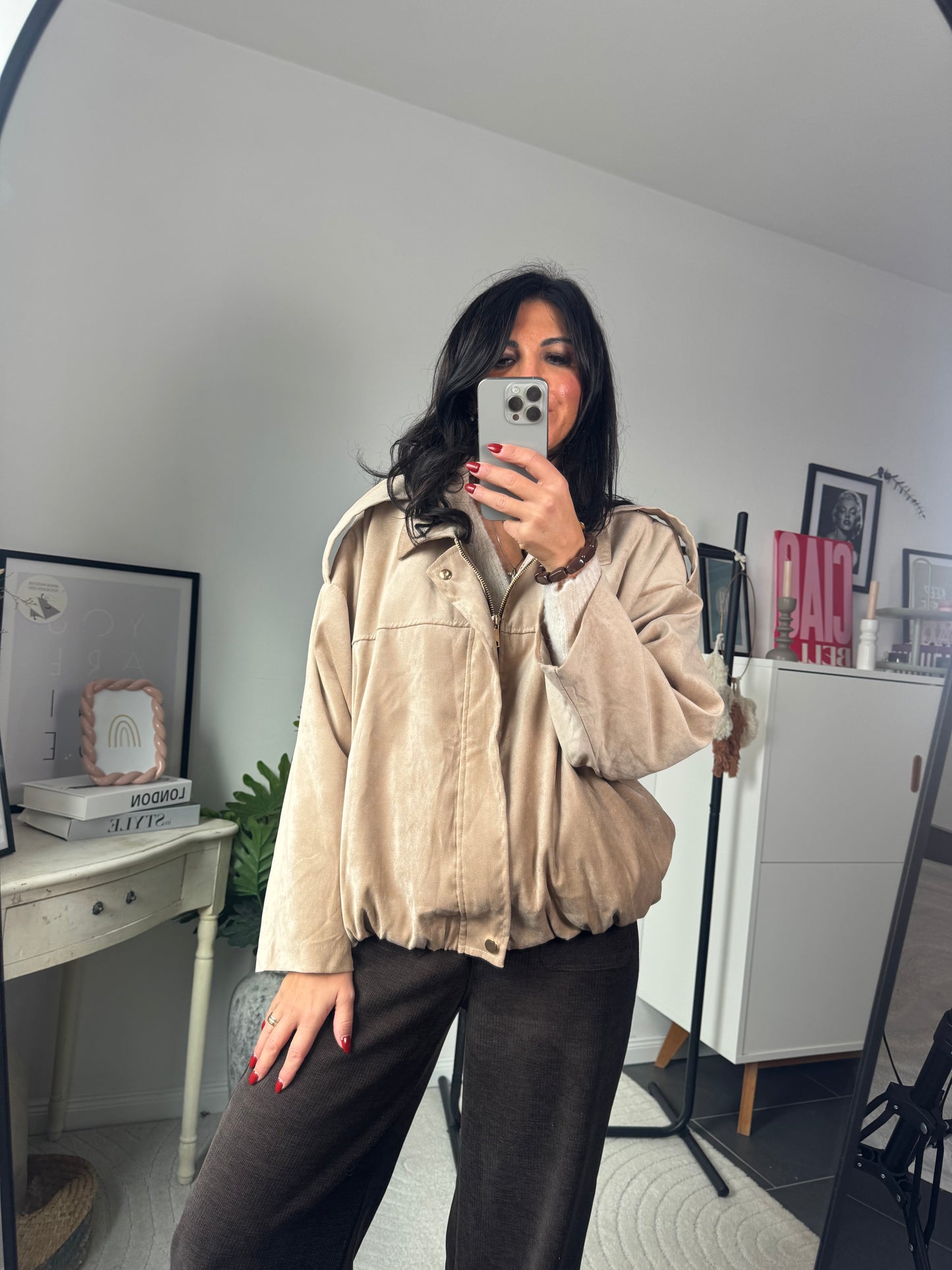 Jacke "Luna Suede Jacket"