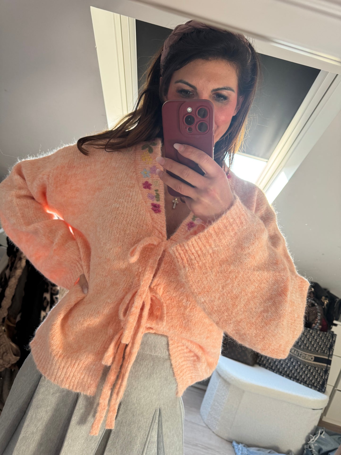 Cardigan "ALBICOCCA"
