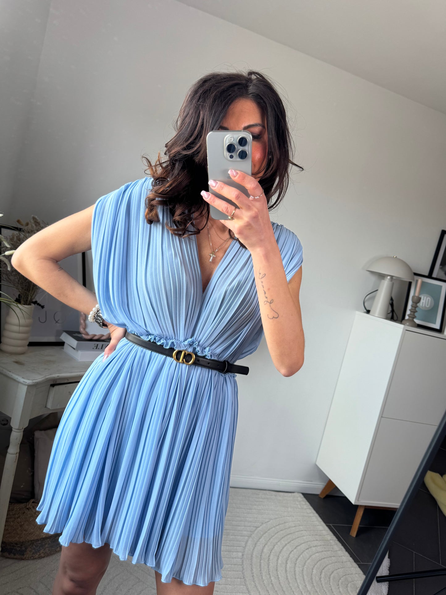 Kleid hellblau "Sardegna"