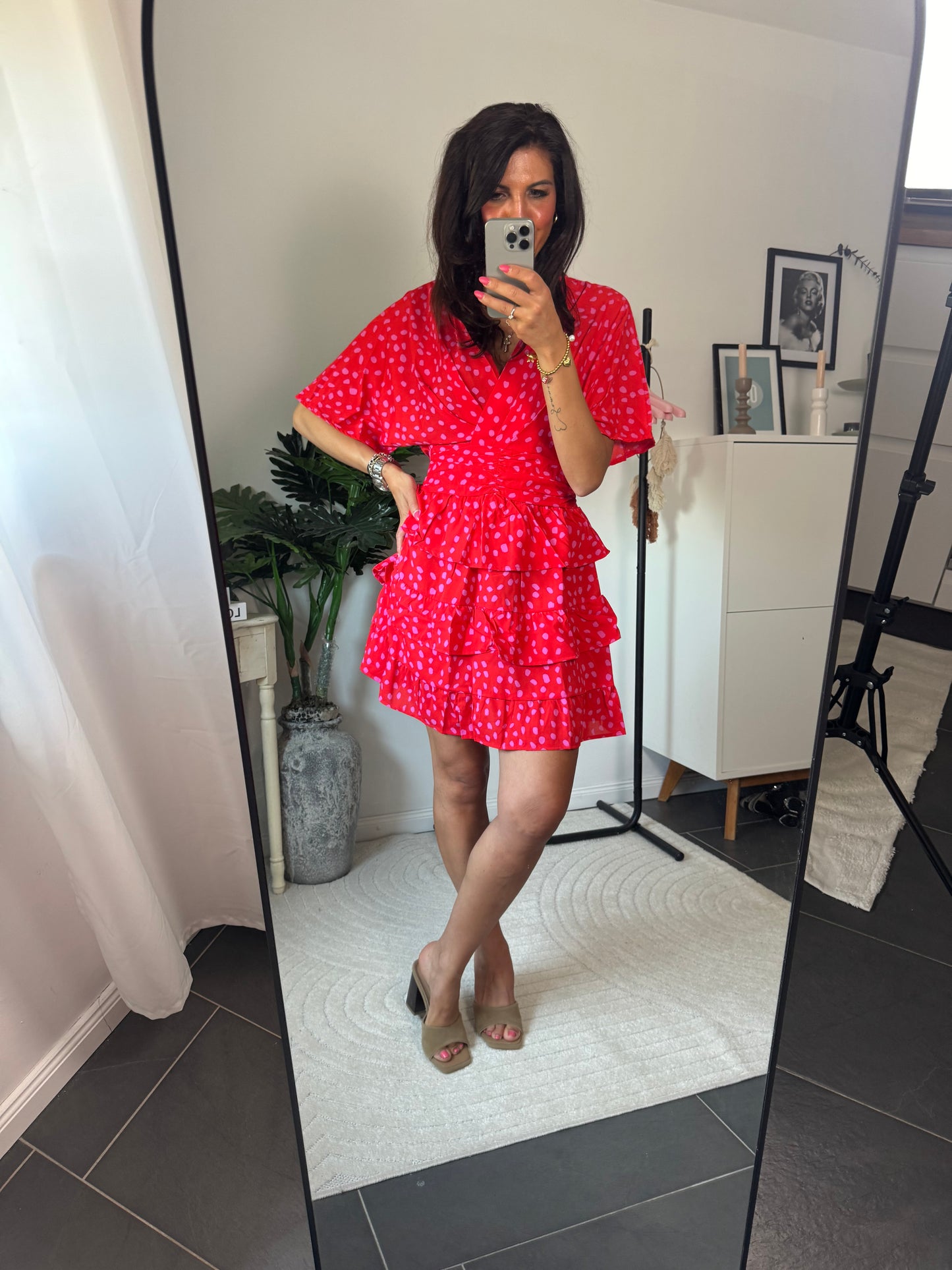Kleid "Dolce Vita Rosso"