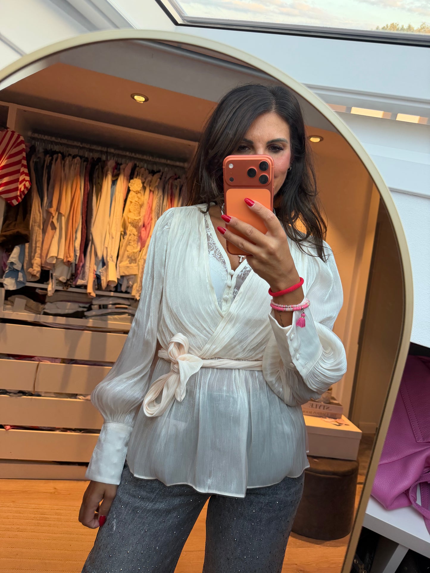 Bluse "Amore Satin Blouse"