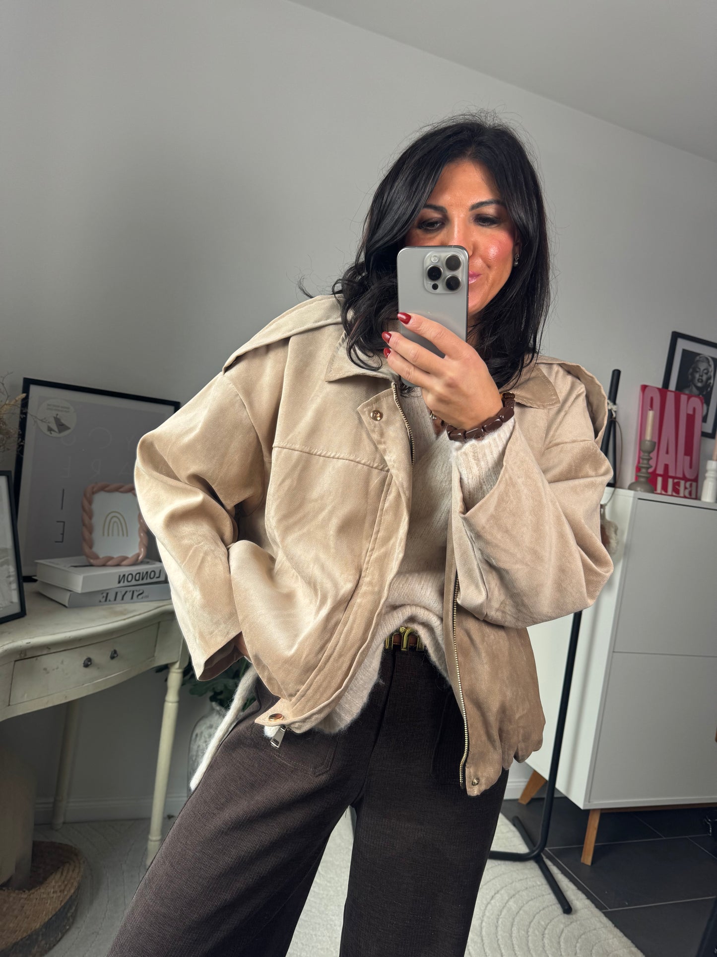 Jacke "Luna Suede Jacket"