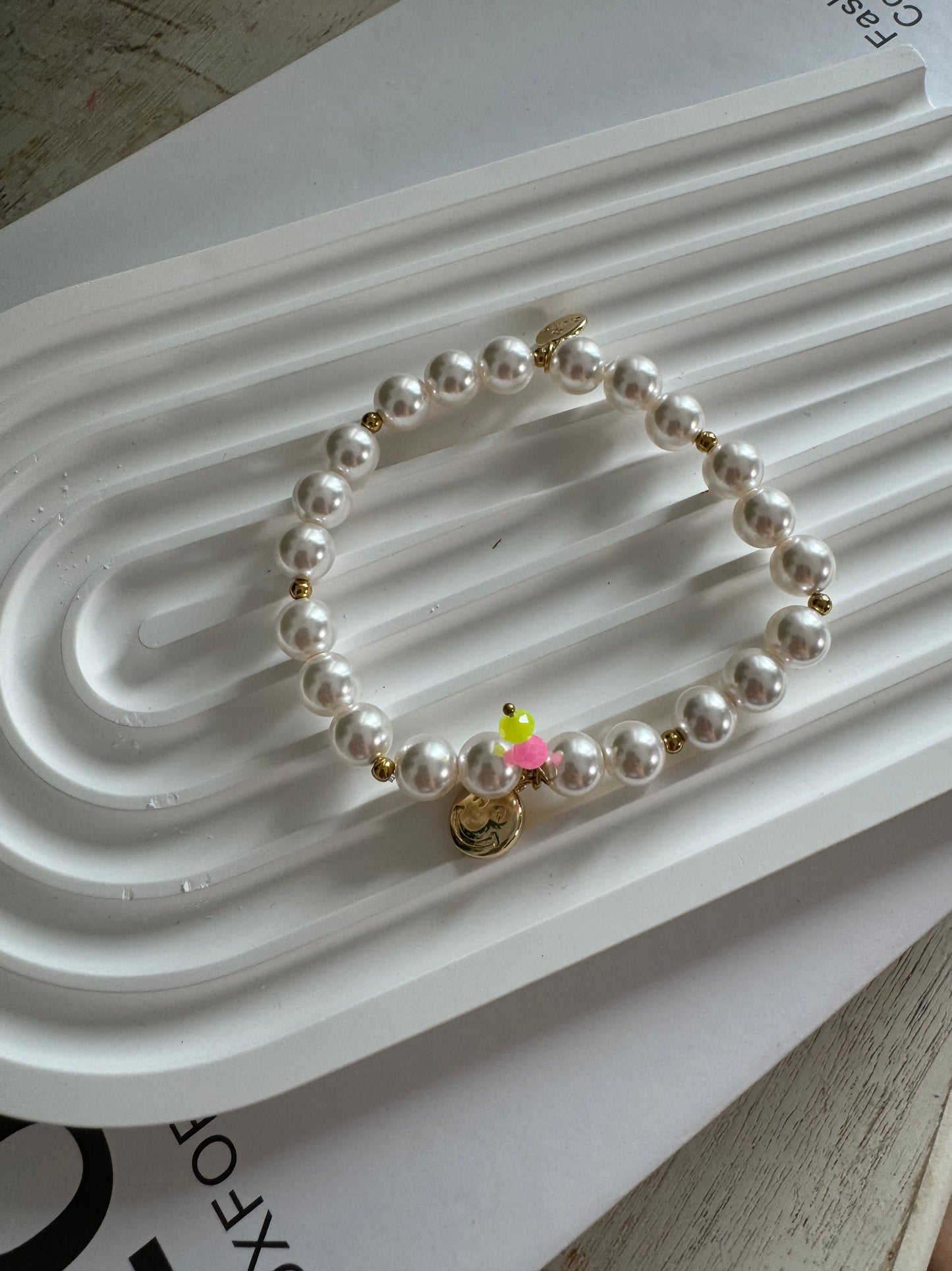 Perlenarmband "Smily"