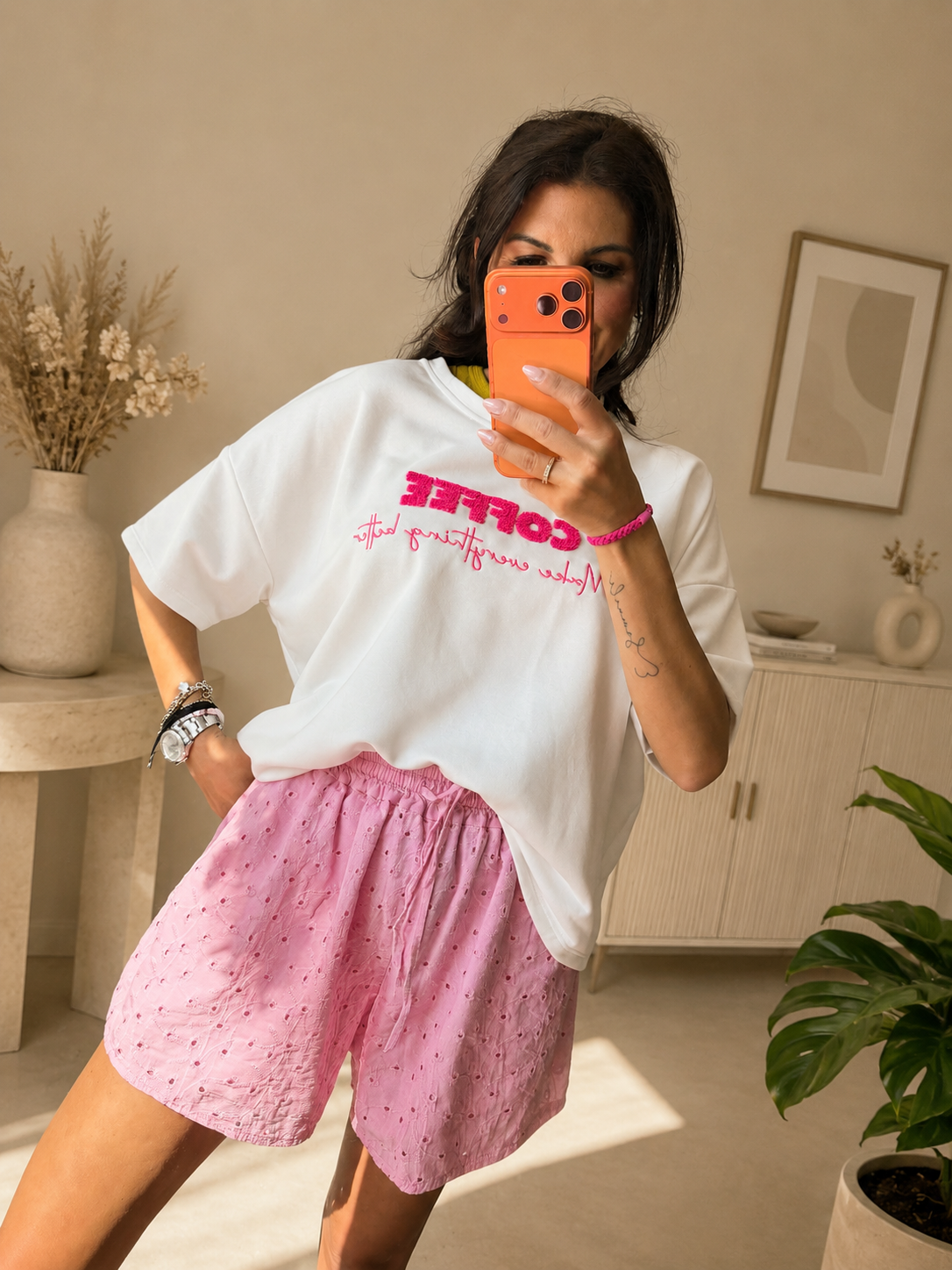 Shorts "Dolce Rosa"