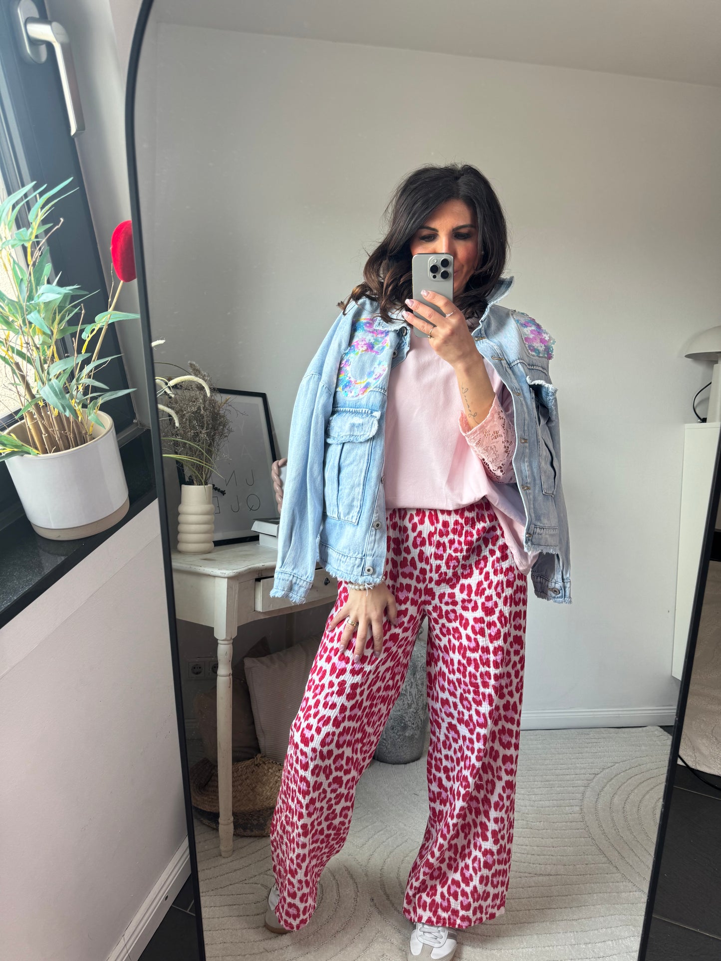 Longsleeve rosa "CAMILLA"