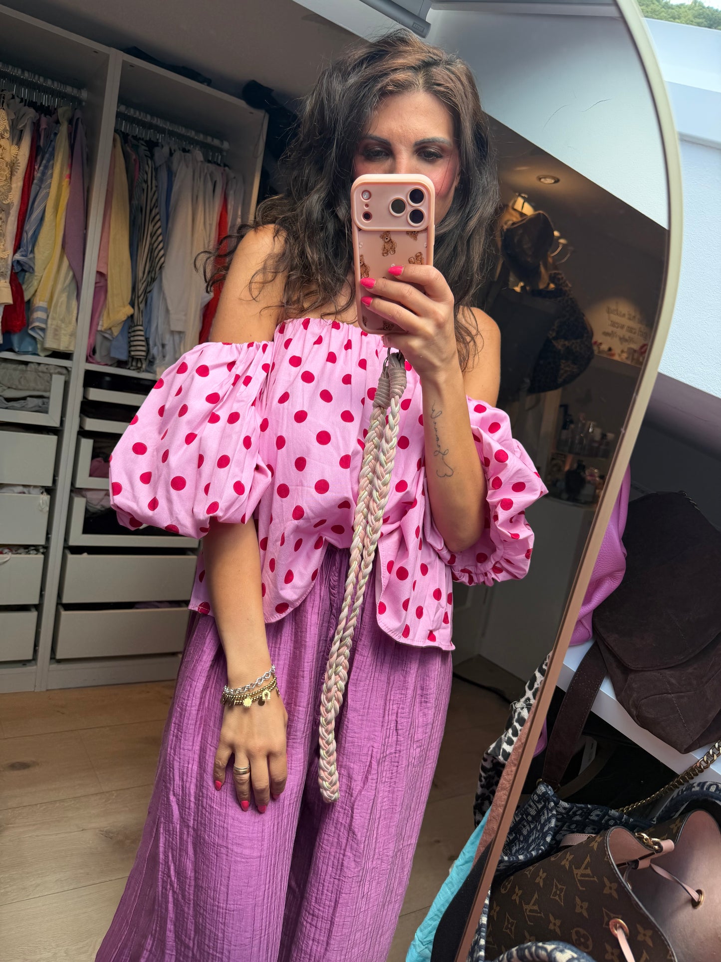 Bluse pink "Dolce Punto"