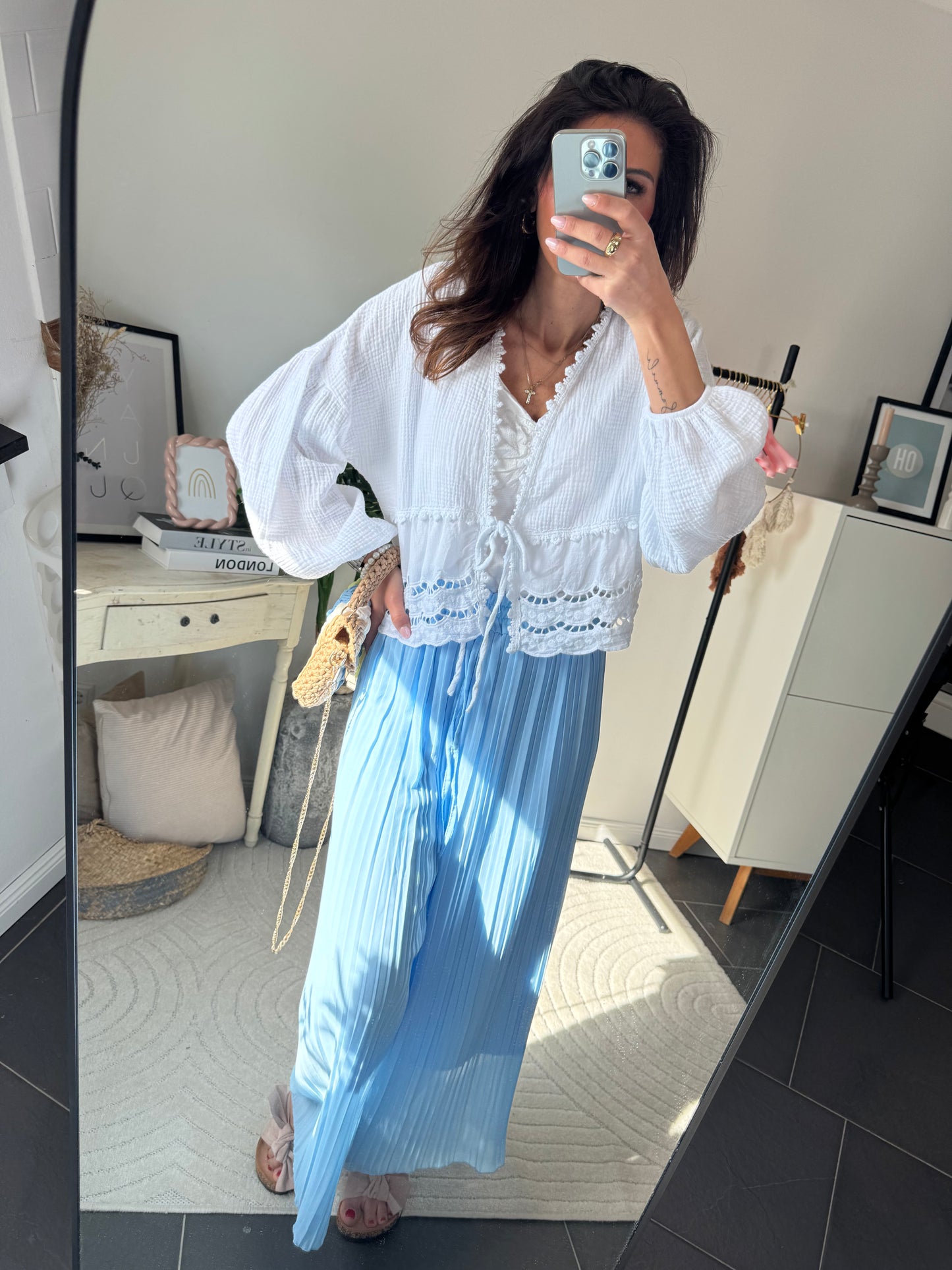 Bluse "CIELO & COTTONE"