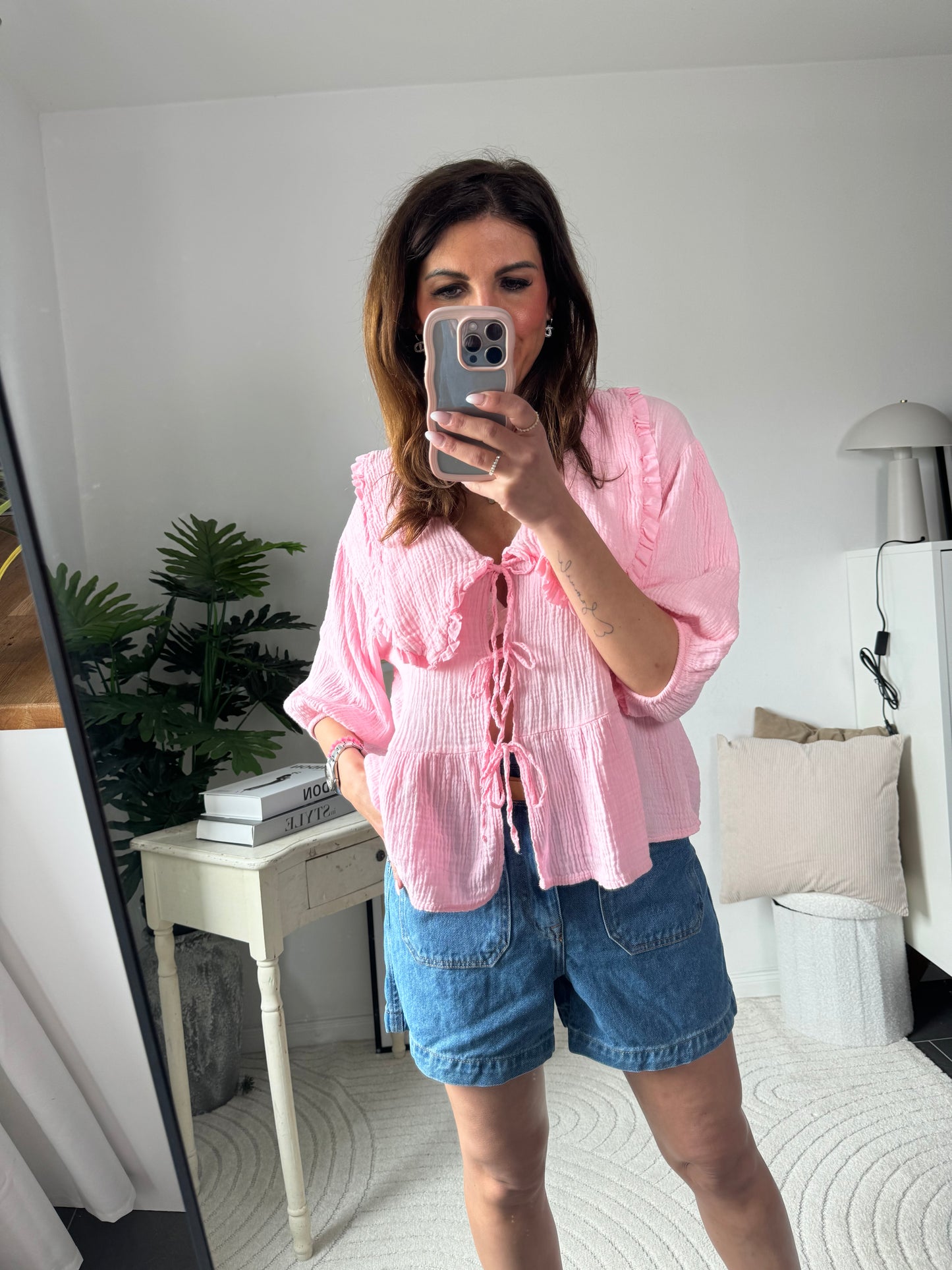 Musselinbluse "GIADA"