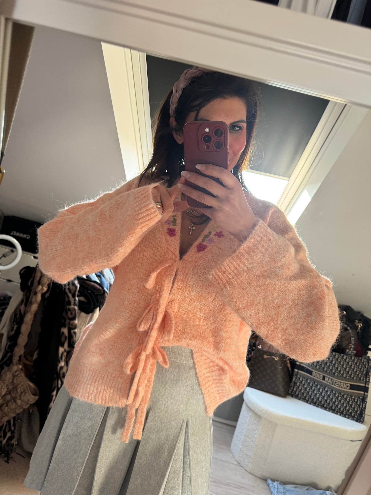 Cardigan "ALBICOCCA"