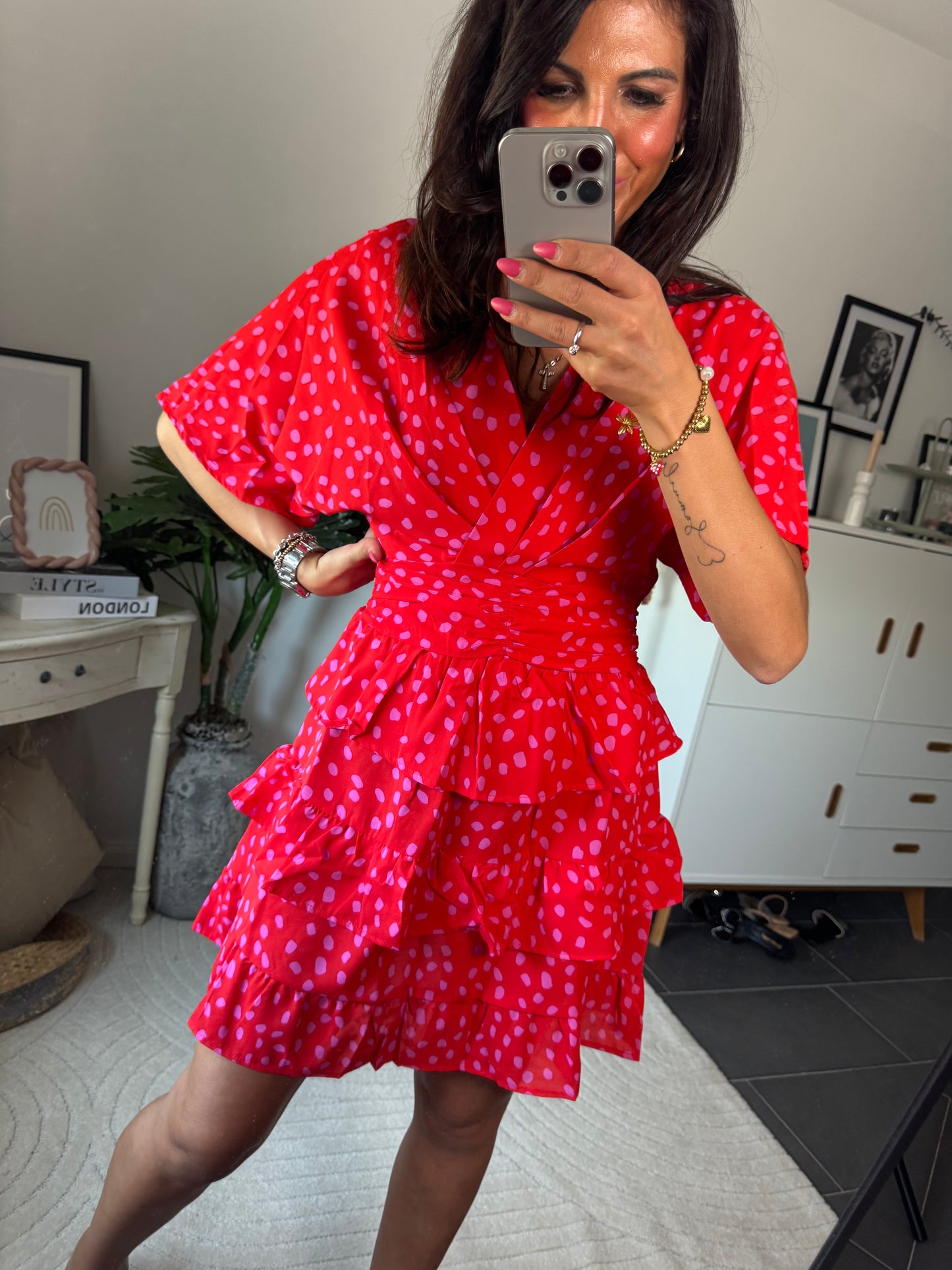 Kleid "Dolce Vita Rosso"