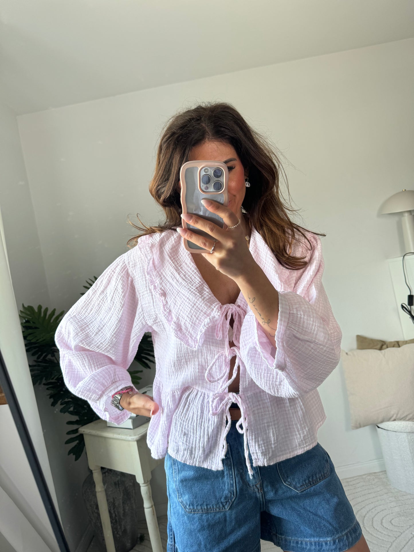 Musselin Bluse "NORA"
