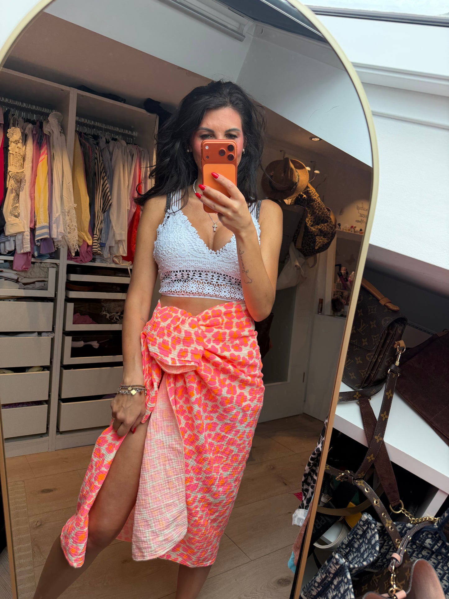 Top weiß "Ibiza Lace Bralette"