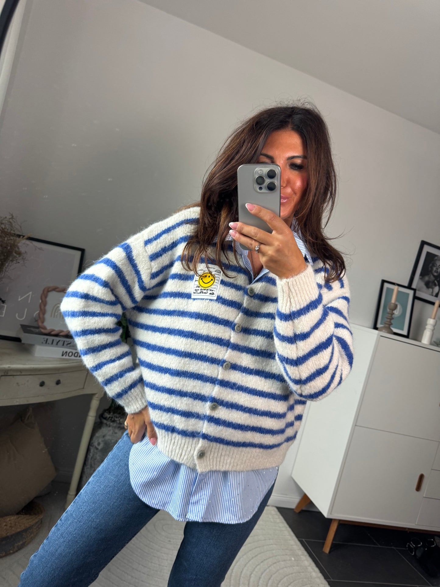 Cardigan blau "Venezia"