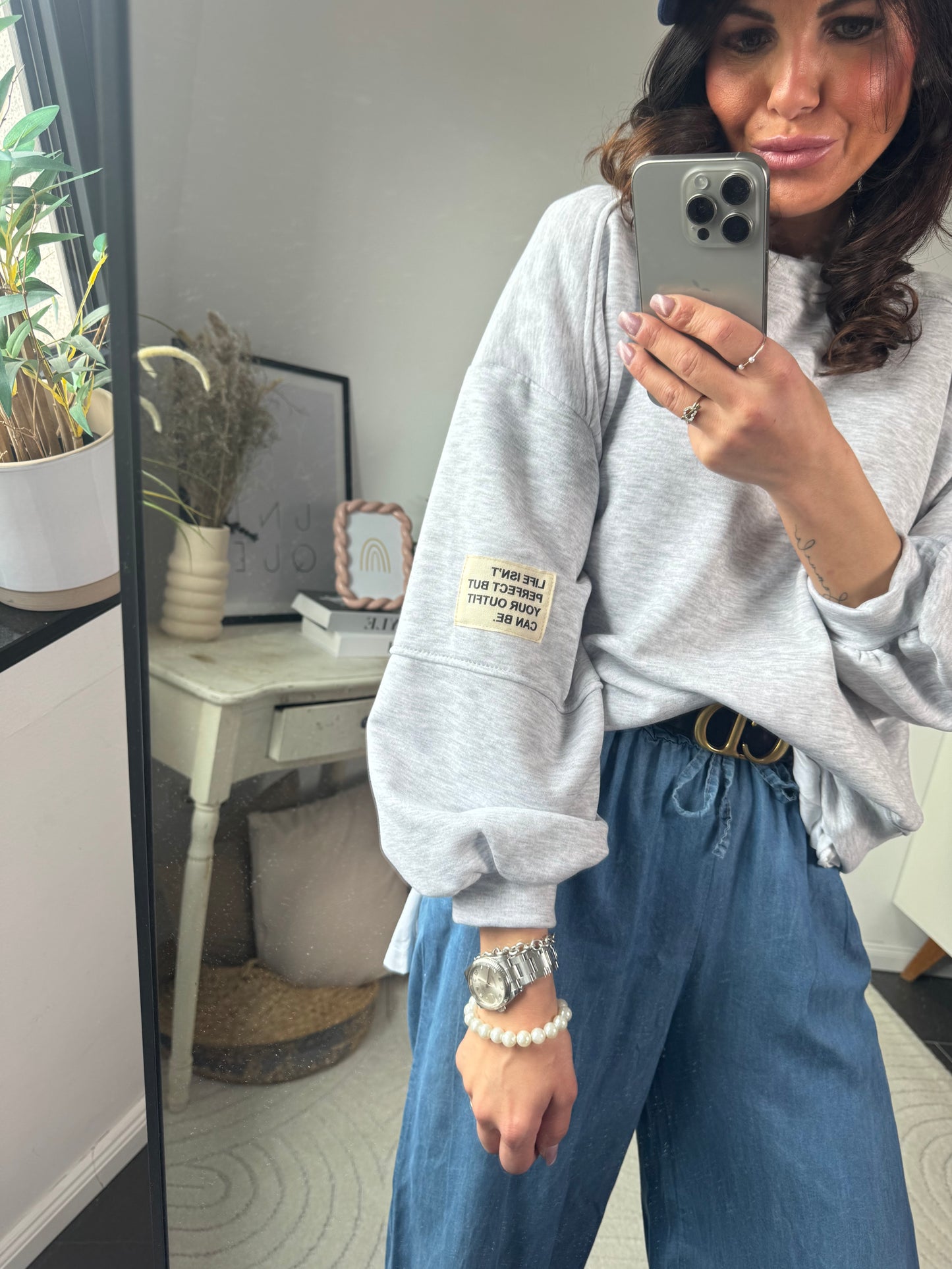 Sweater "LUCE GRIGIA"