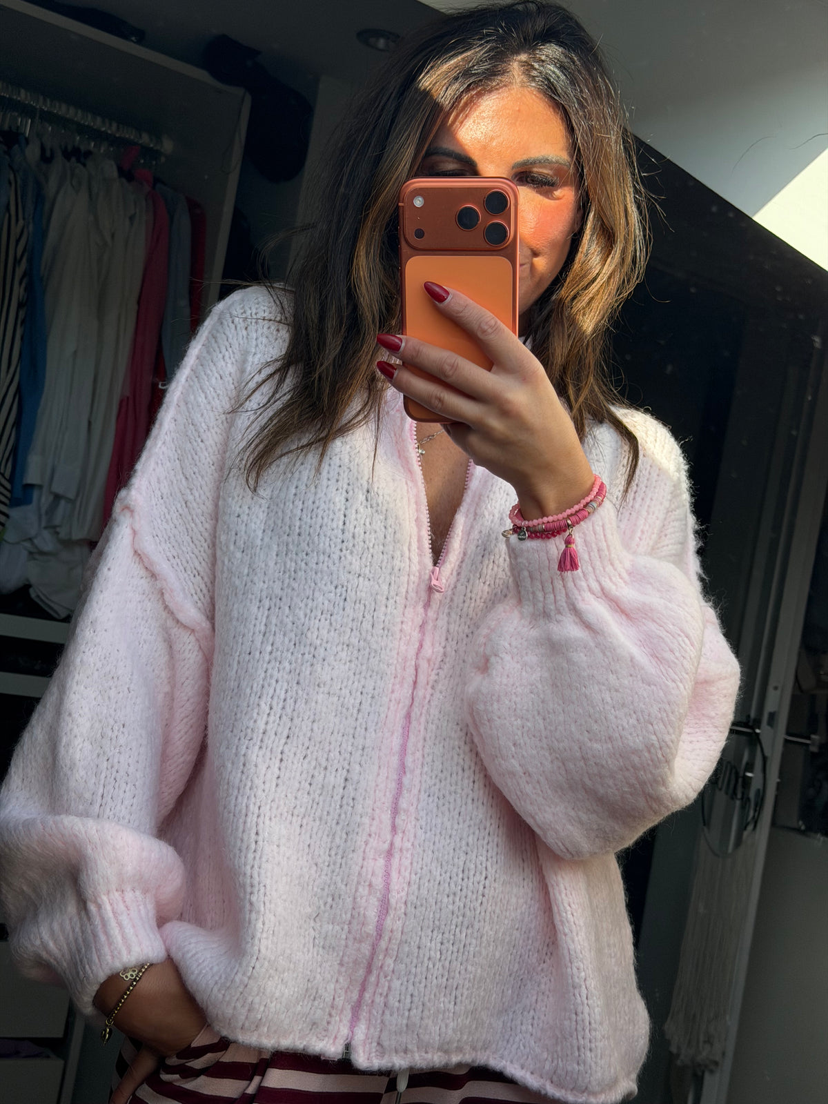 Cardigan "Dolce Rosa"