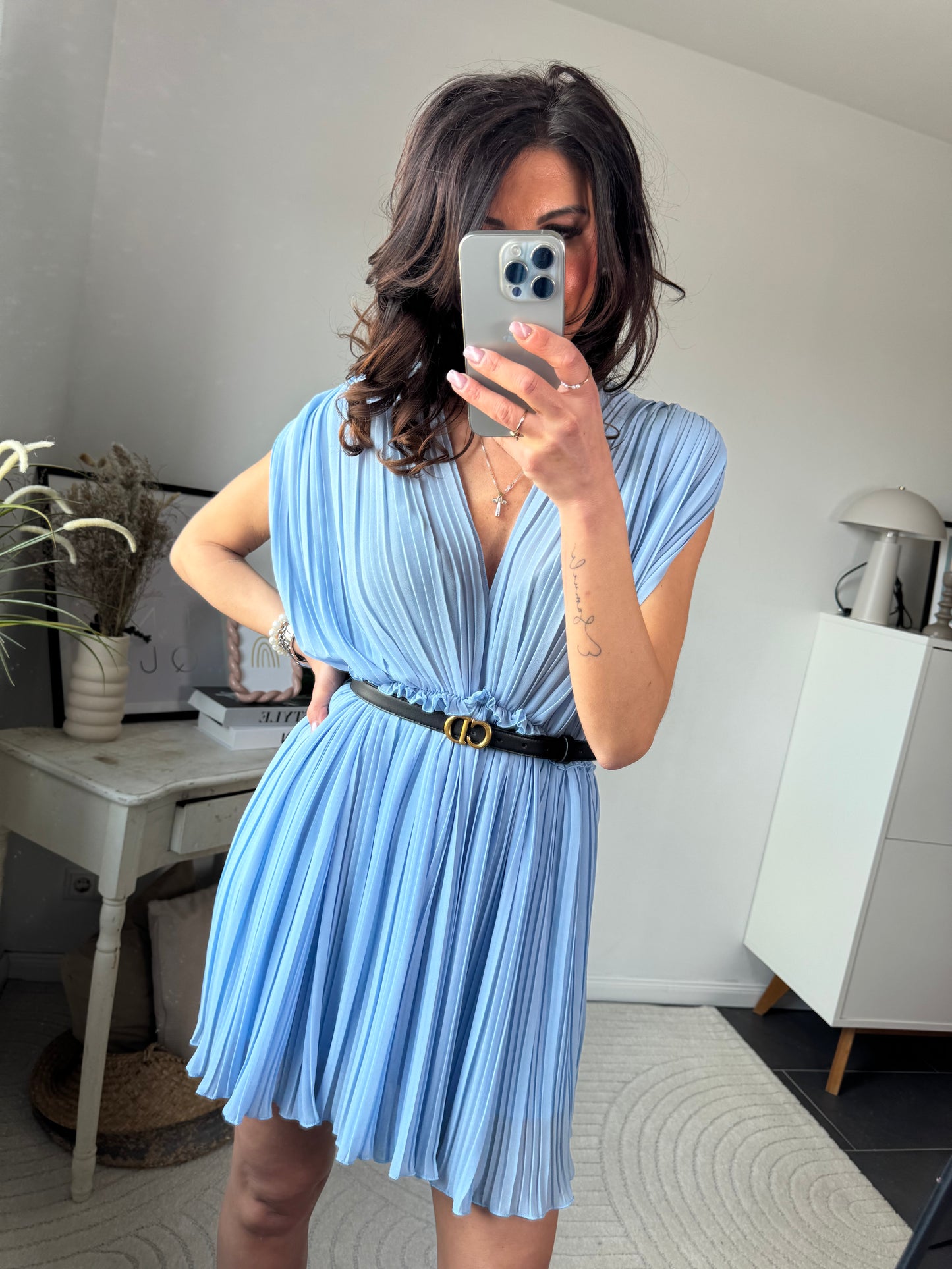 Kleid hellblau "Sardegna"