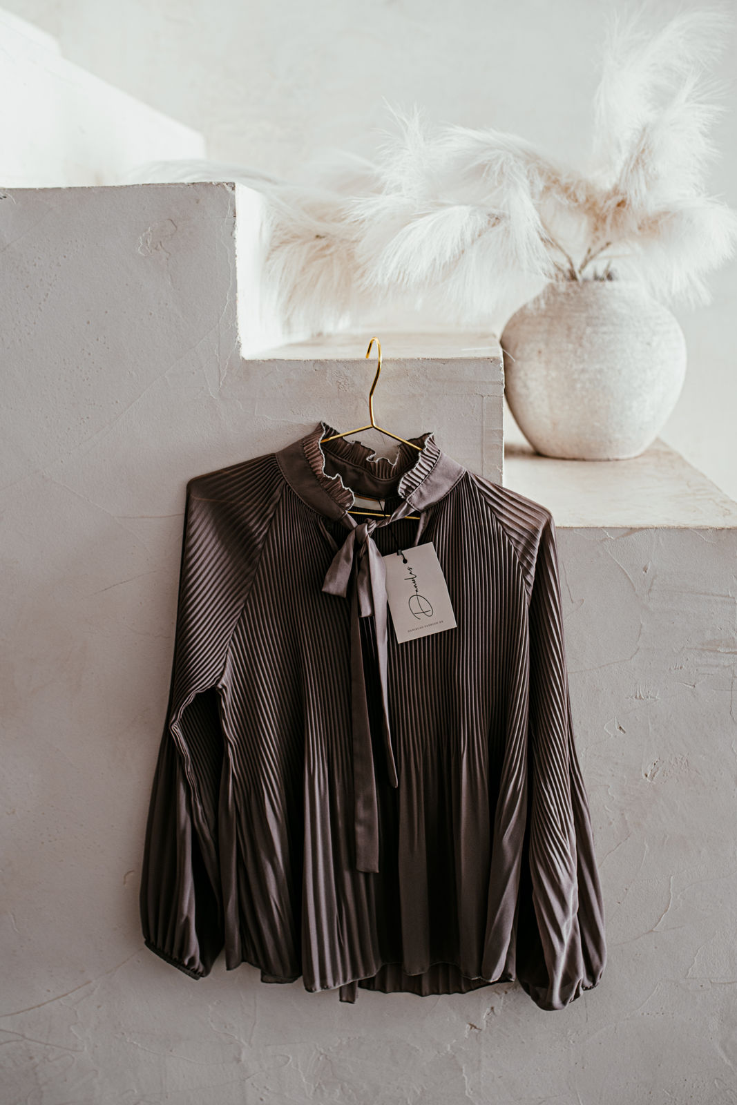 Plissebluse "GIULIA"