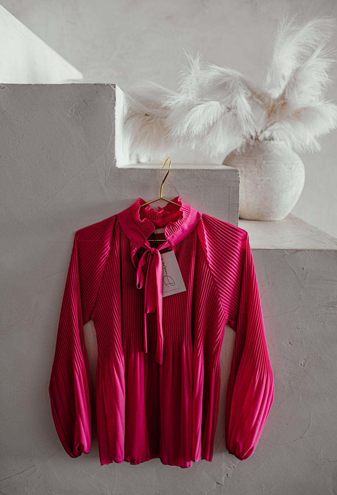 Plissebluse "GIULIA"