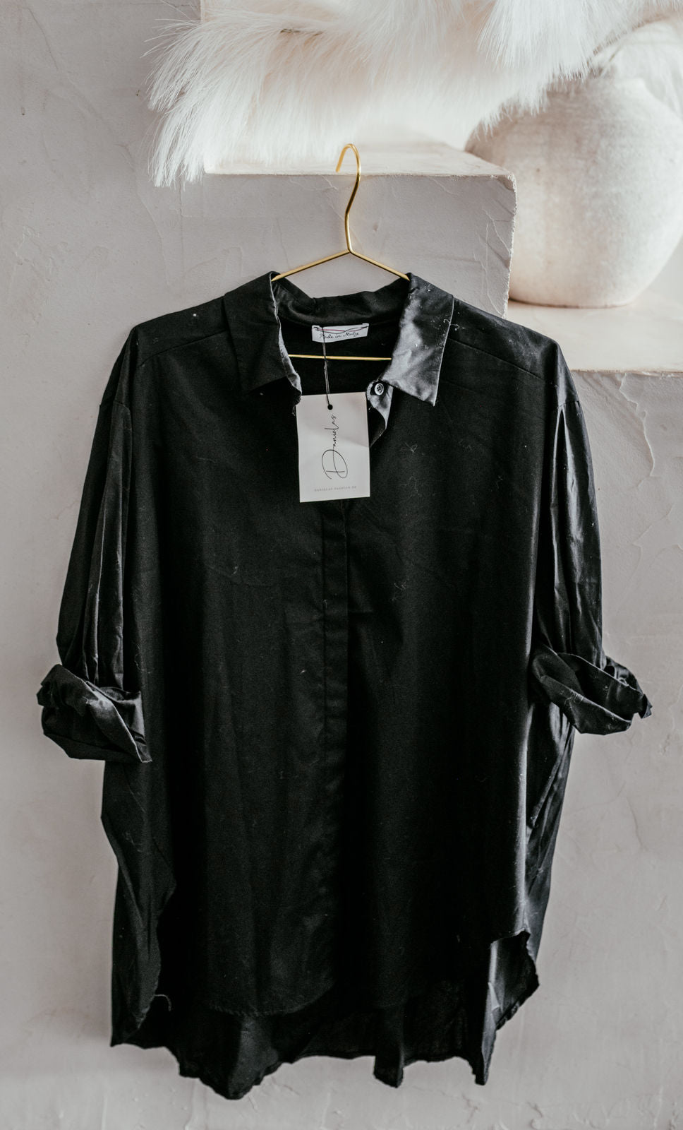 Maxilongbluse Baumwolle "SERENA"
