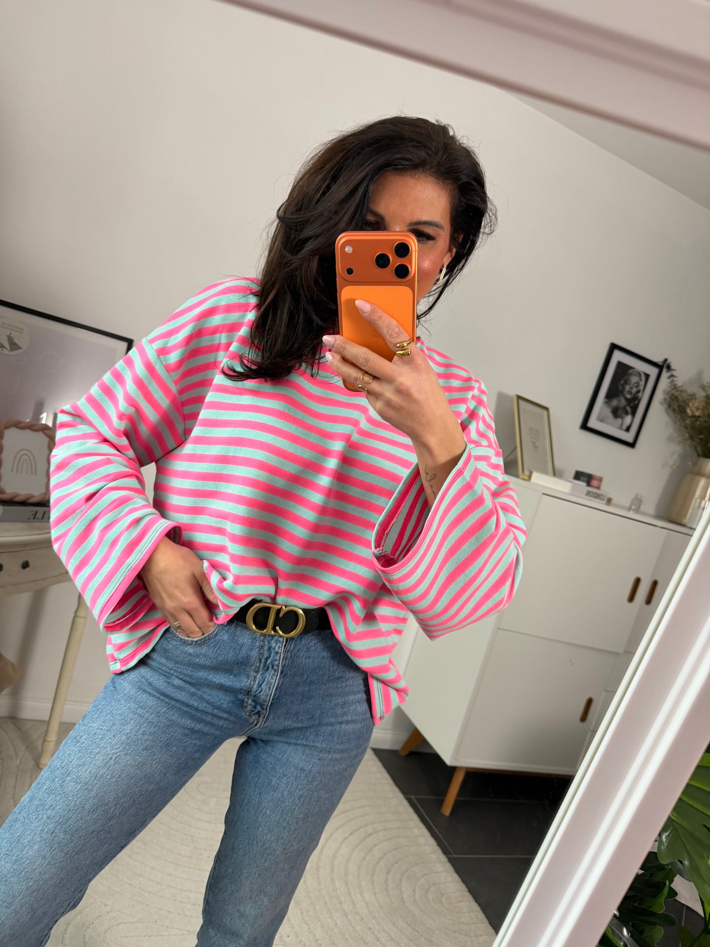 Longsleeve "Minty Stripes"