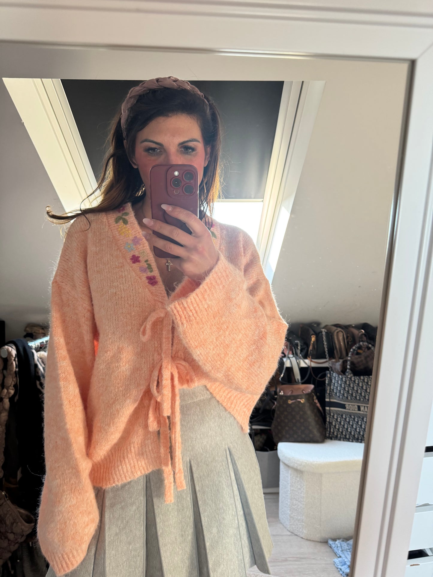 Cardigan "ALBICOCCA"