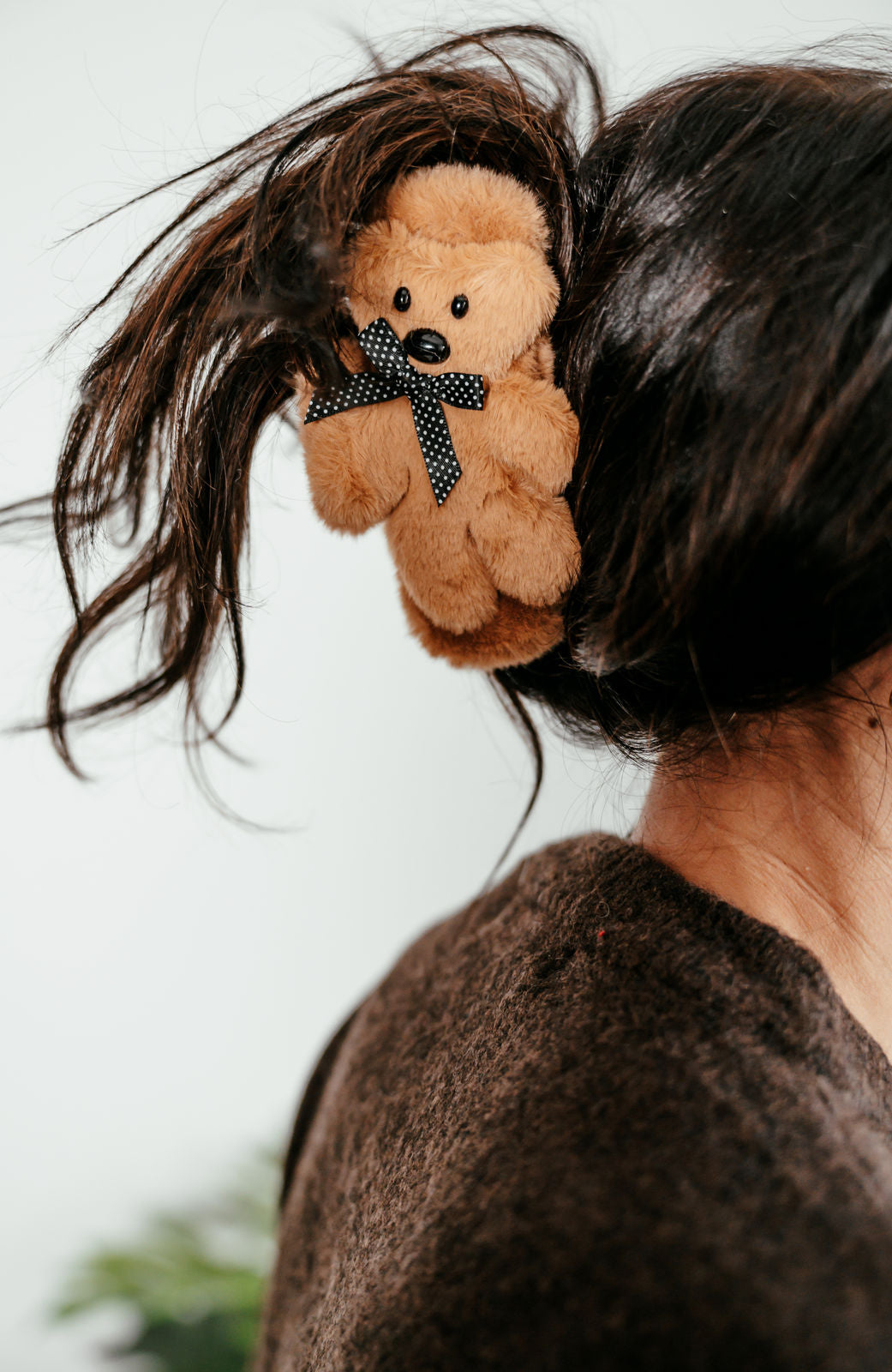 Haarspange beige "Cozy Teddy"