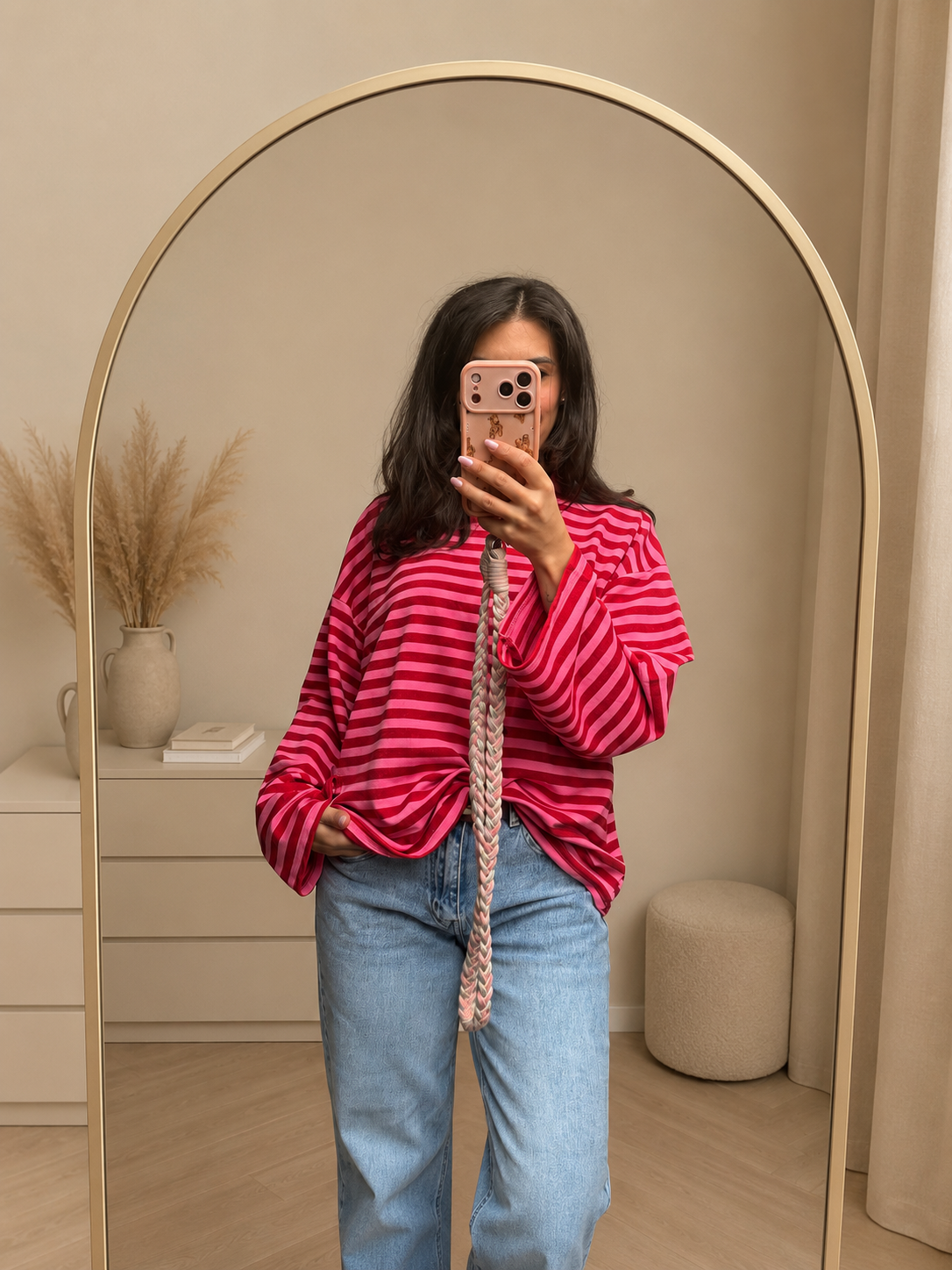 Longsleeve "Magenta Amore"