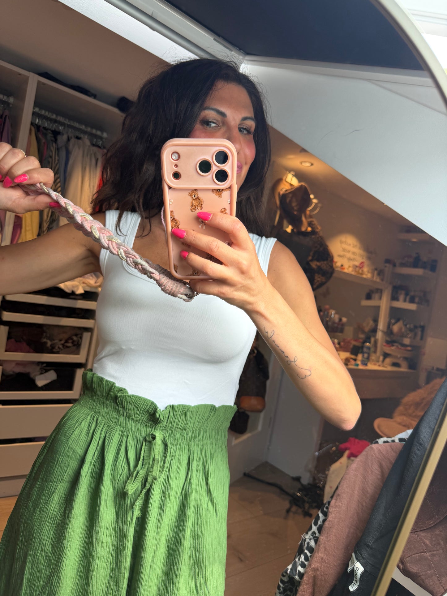 Top bianco "Amore mio"