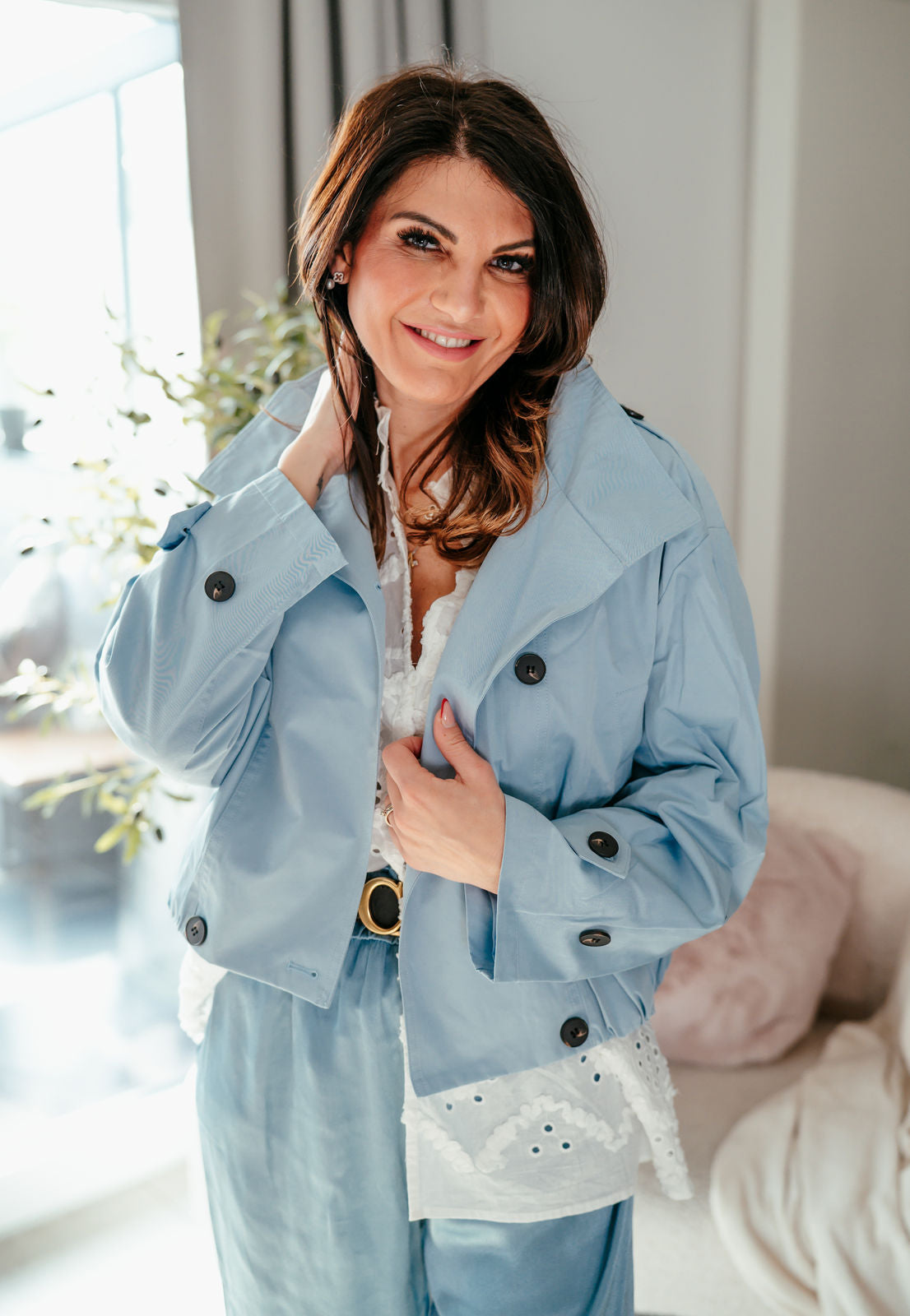 Trenchcoat kurz "CELESTE"