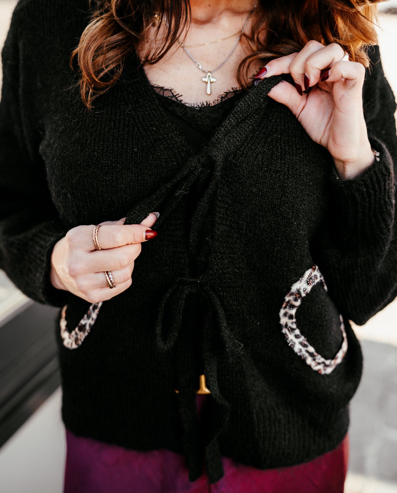 Cardigan "NERO"
