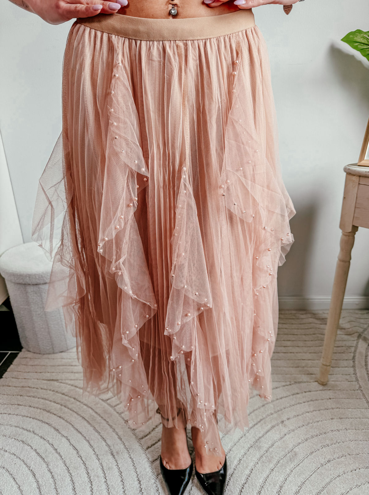 Tüllrock nude "SIMONA"