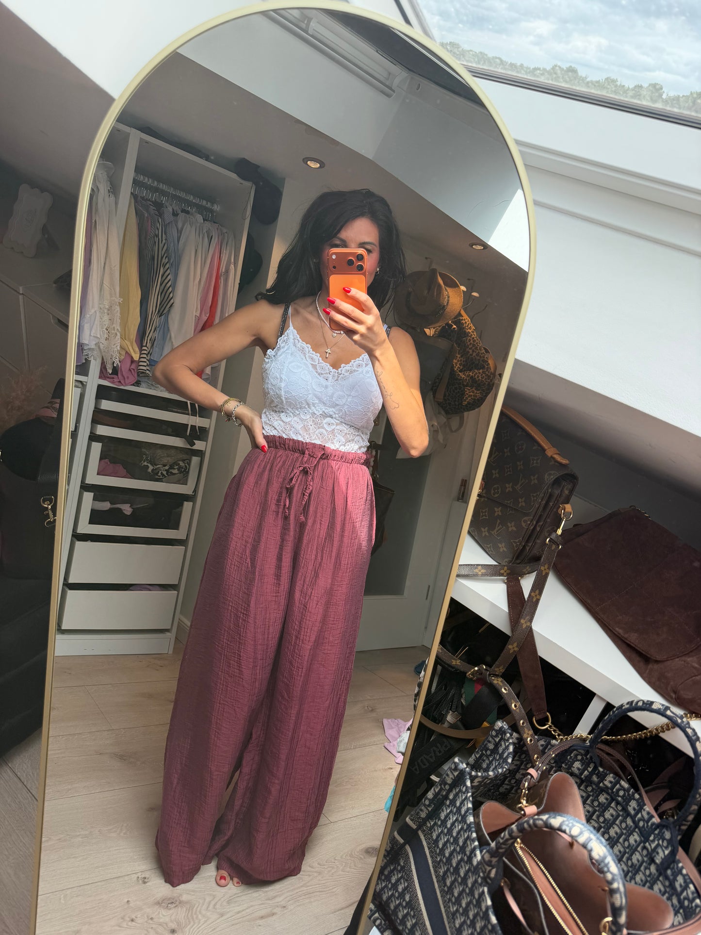 Hose "Bordeaux Palazzo"