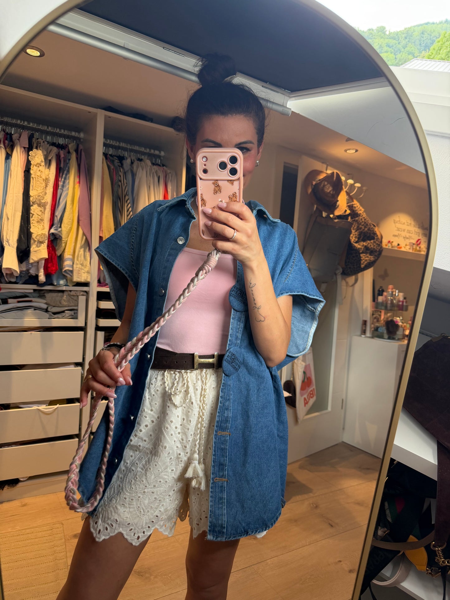 Weste Blau "Denim Breeze"