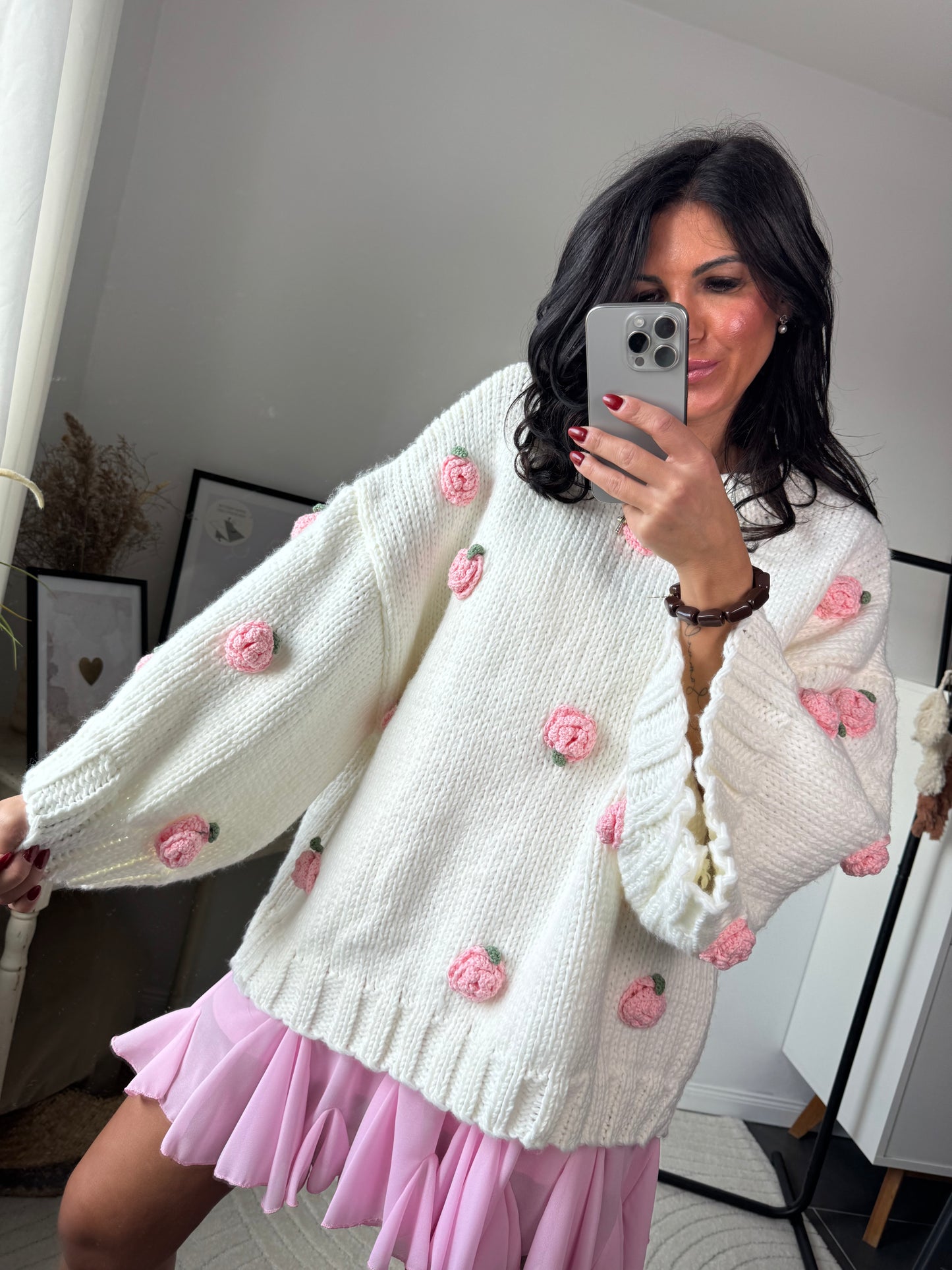 Pullover "Rosa Bloom"