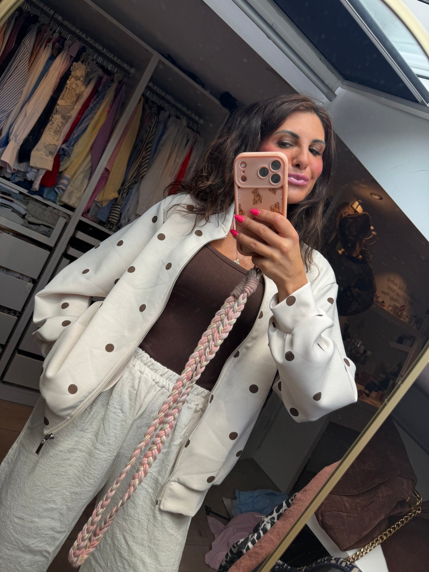 Cardigan "Milano Pois"