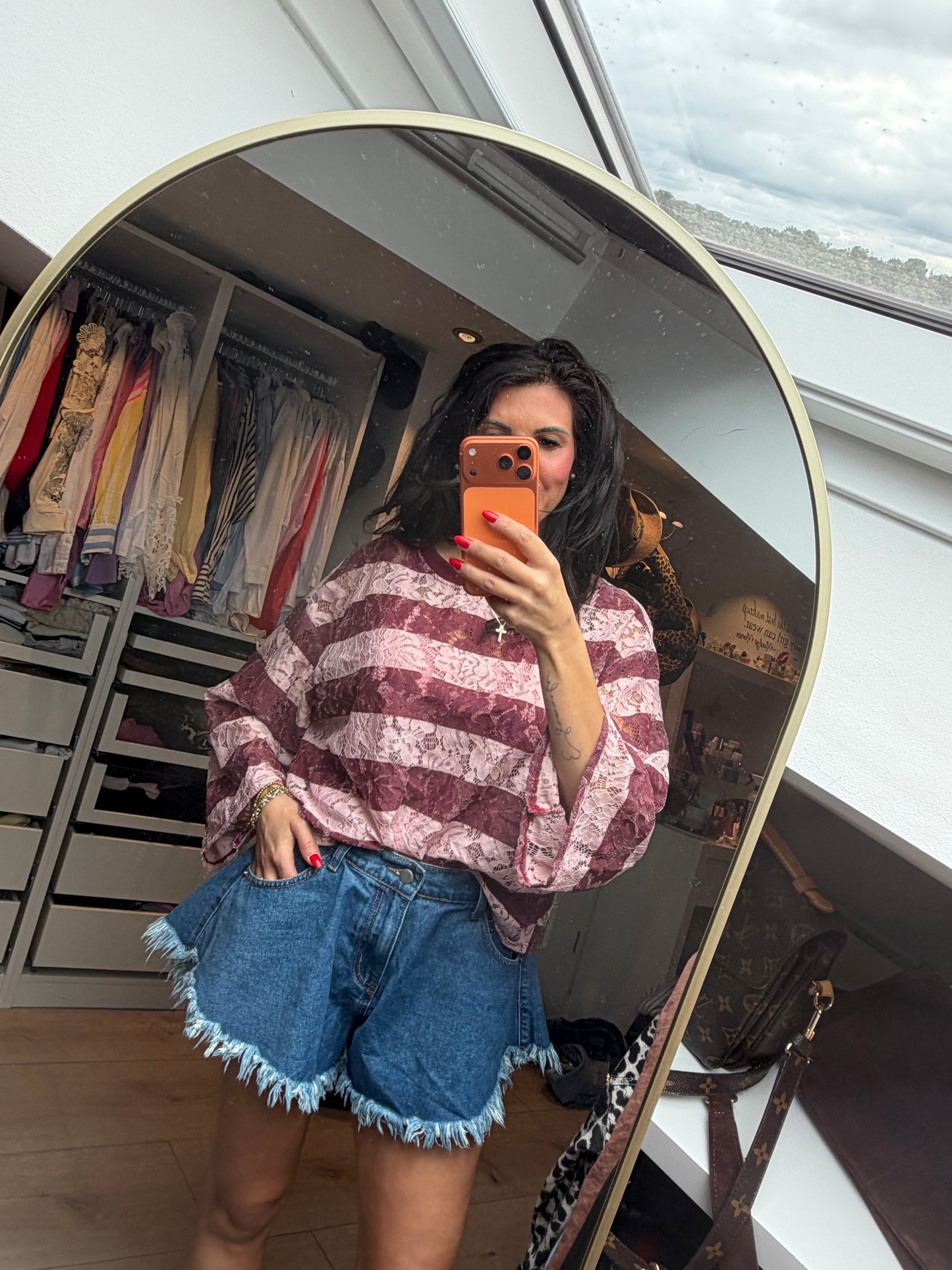 Longsleeve "Lace Stripe"