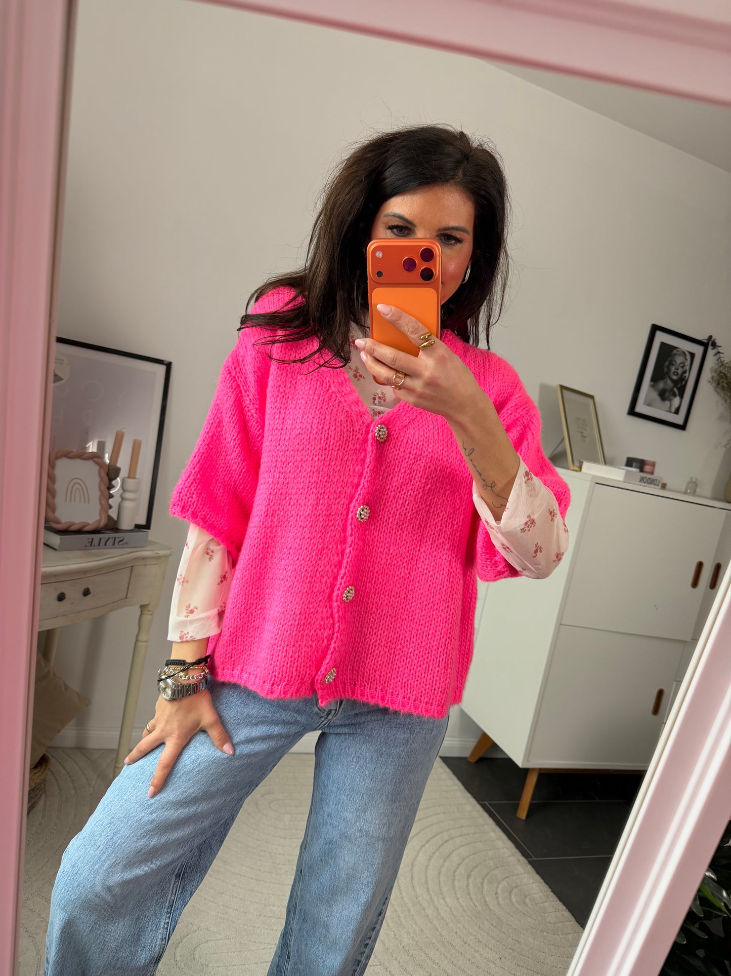 Pullunder pink  "Amami"