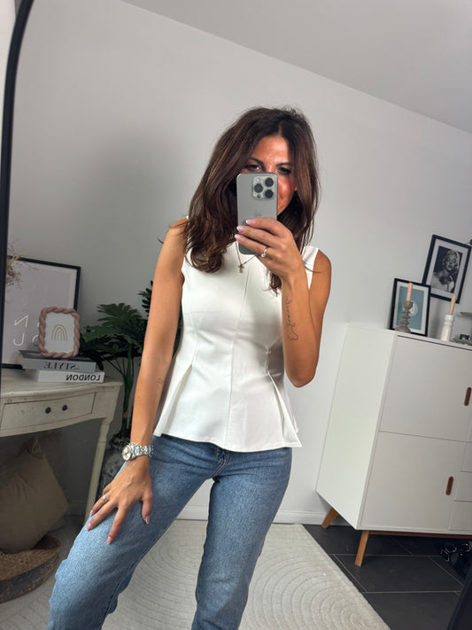 Top weiß "Valentina Chic"