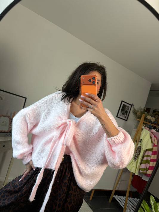 Cardigan "Rosa Fiocco"