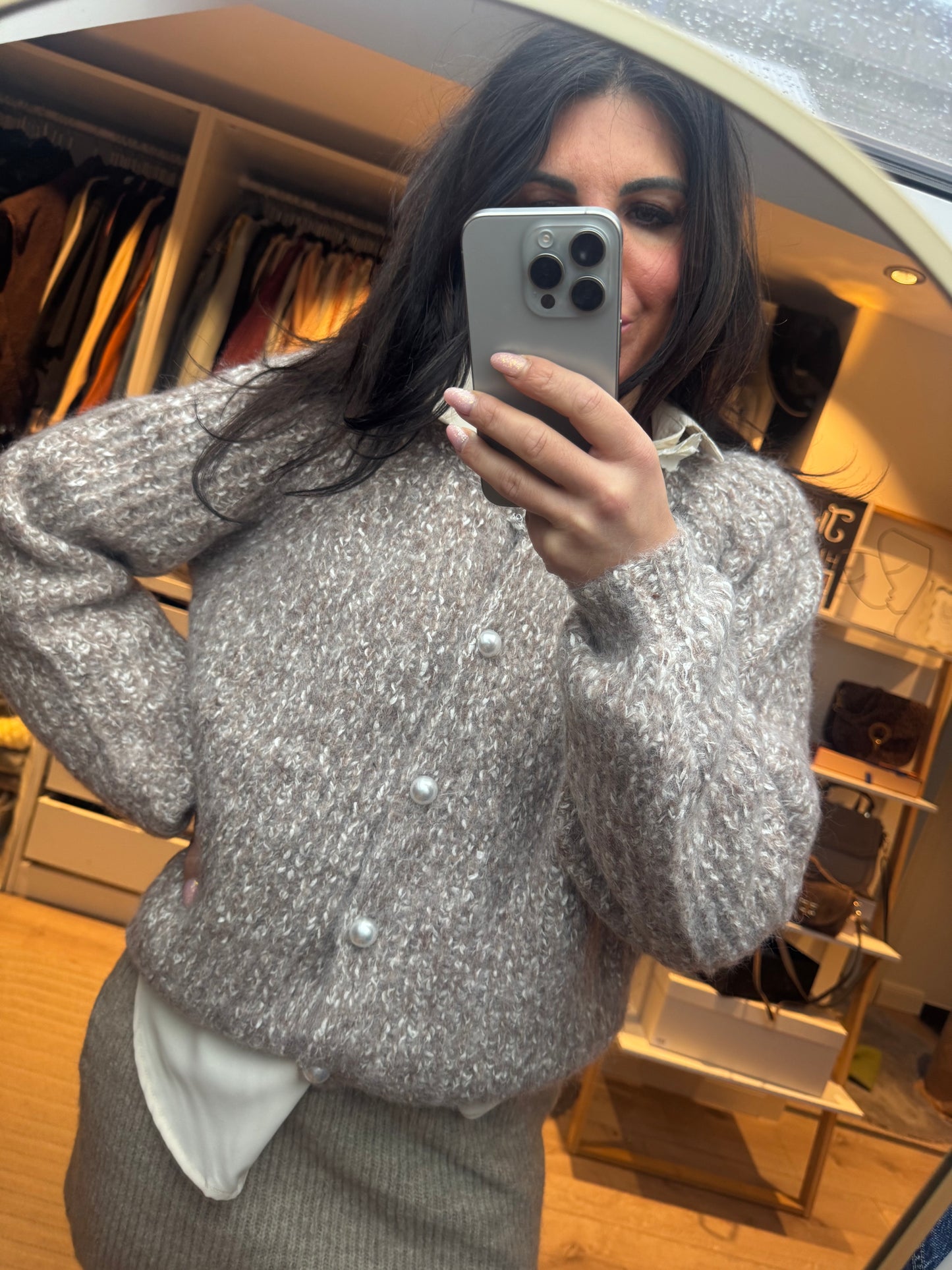 Cardigan "Dolce Perla"