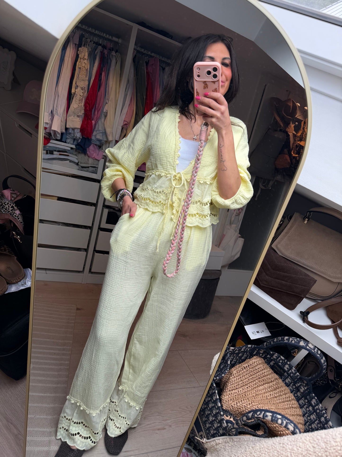 Musselinhose "Amalfi Giallo"