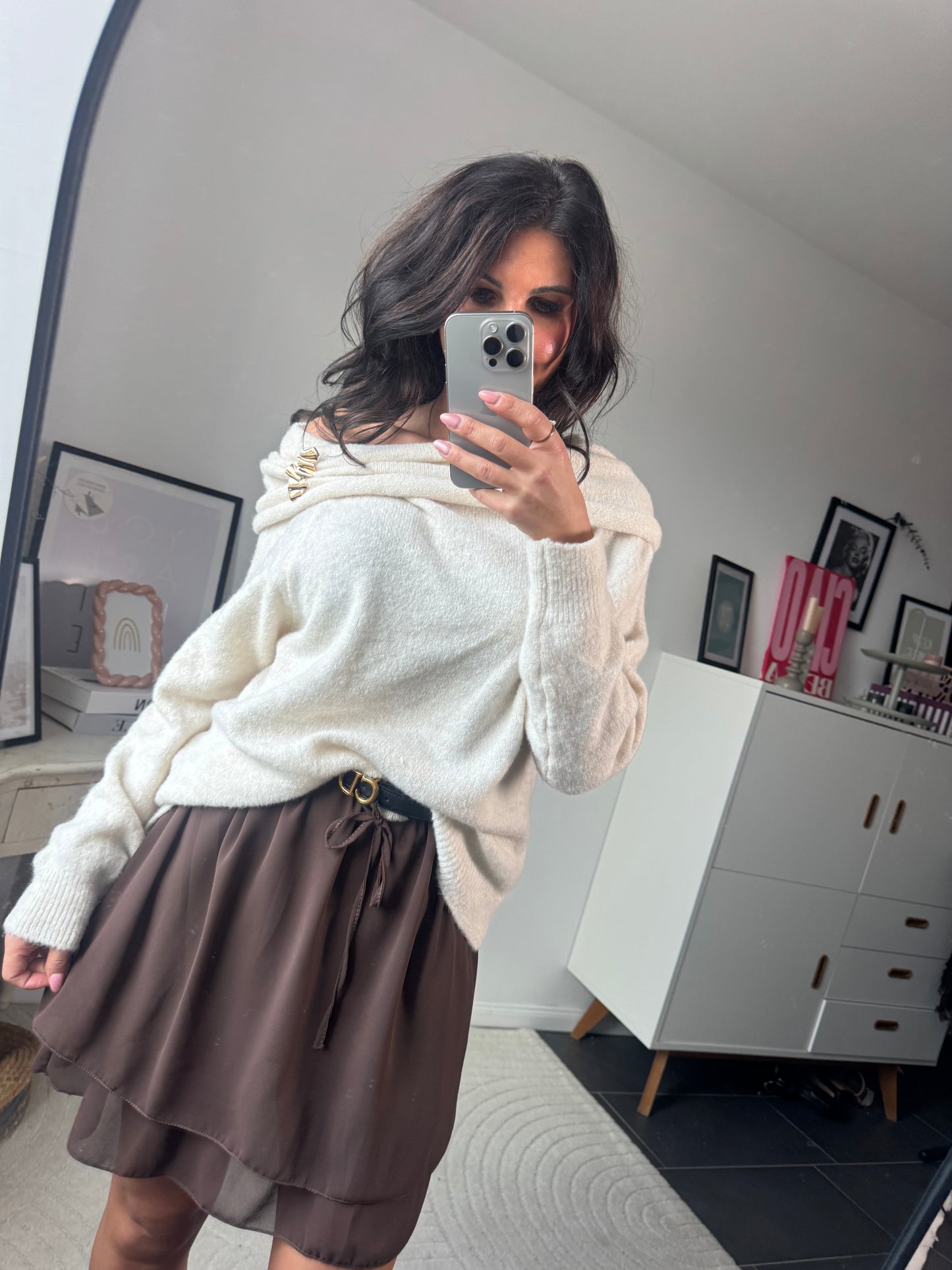 Pullover "Avorio Elegante "