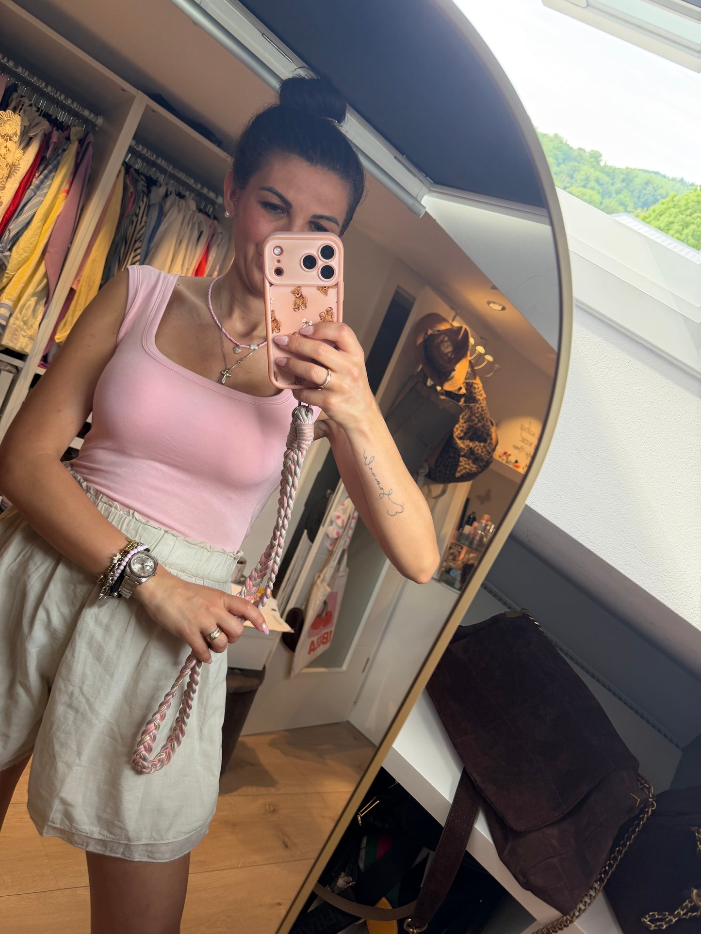 Top rosa "Amore mio"