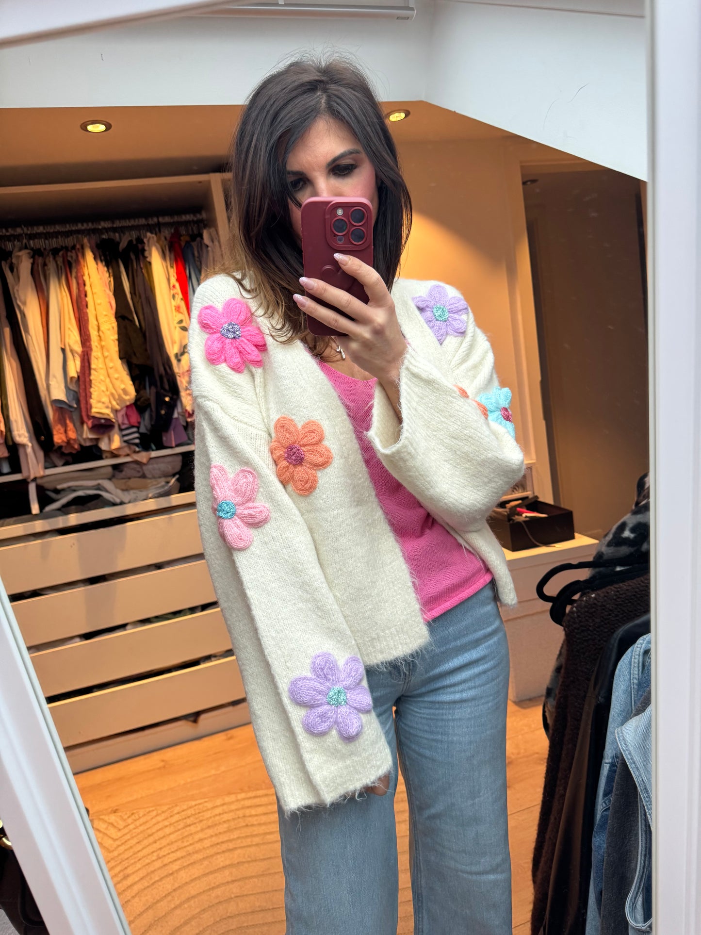 Cardigan "FLOWER POWER"