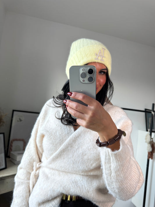 Mütze gelb "LA"