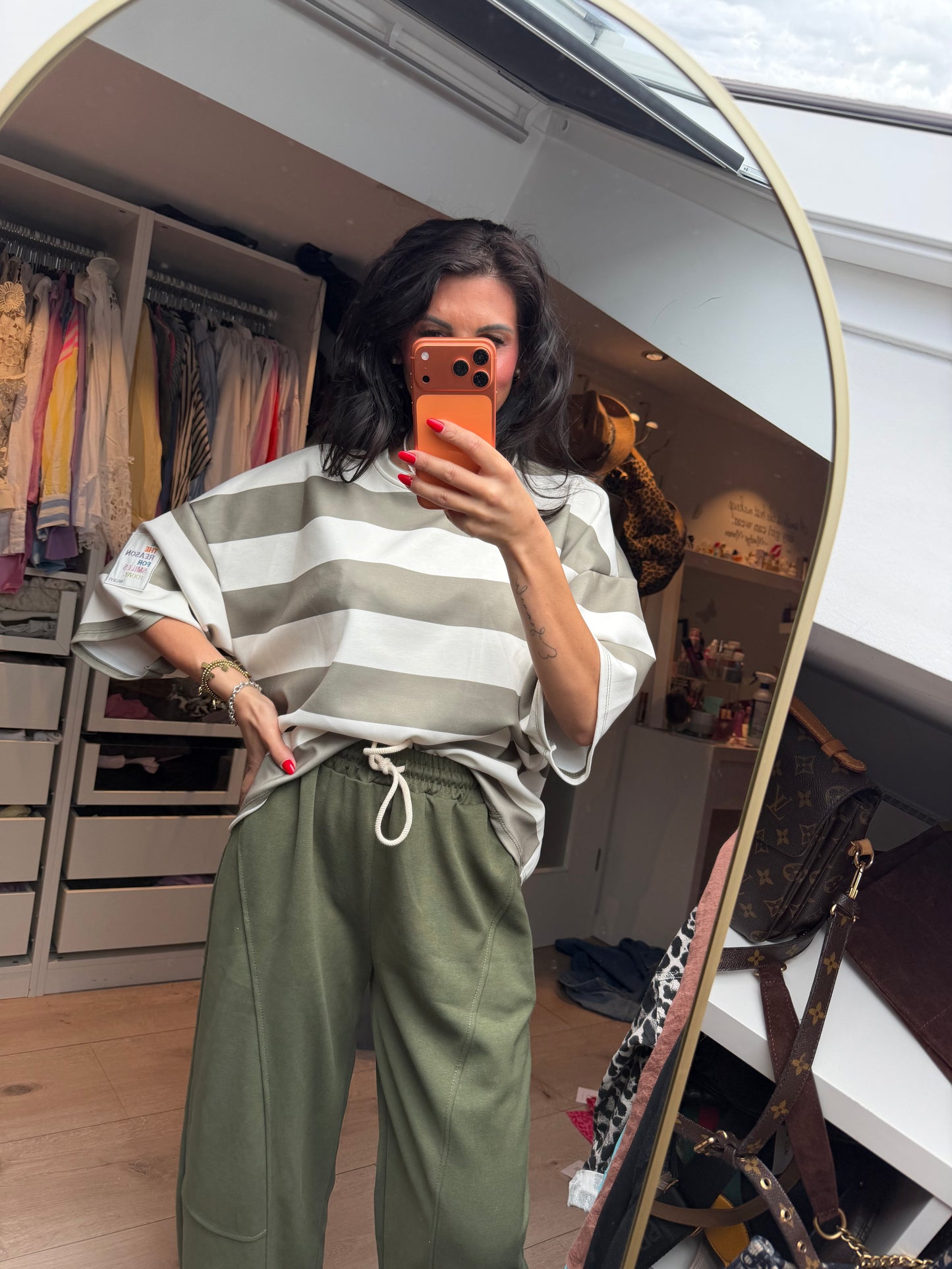 Shirt "Strisce Verde"