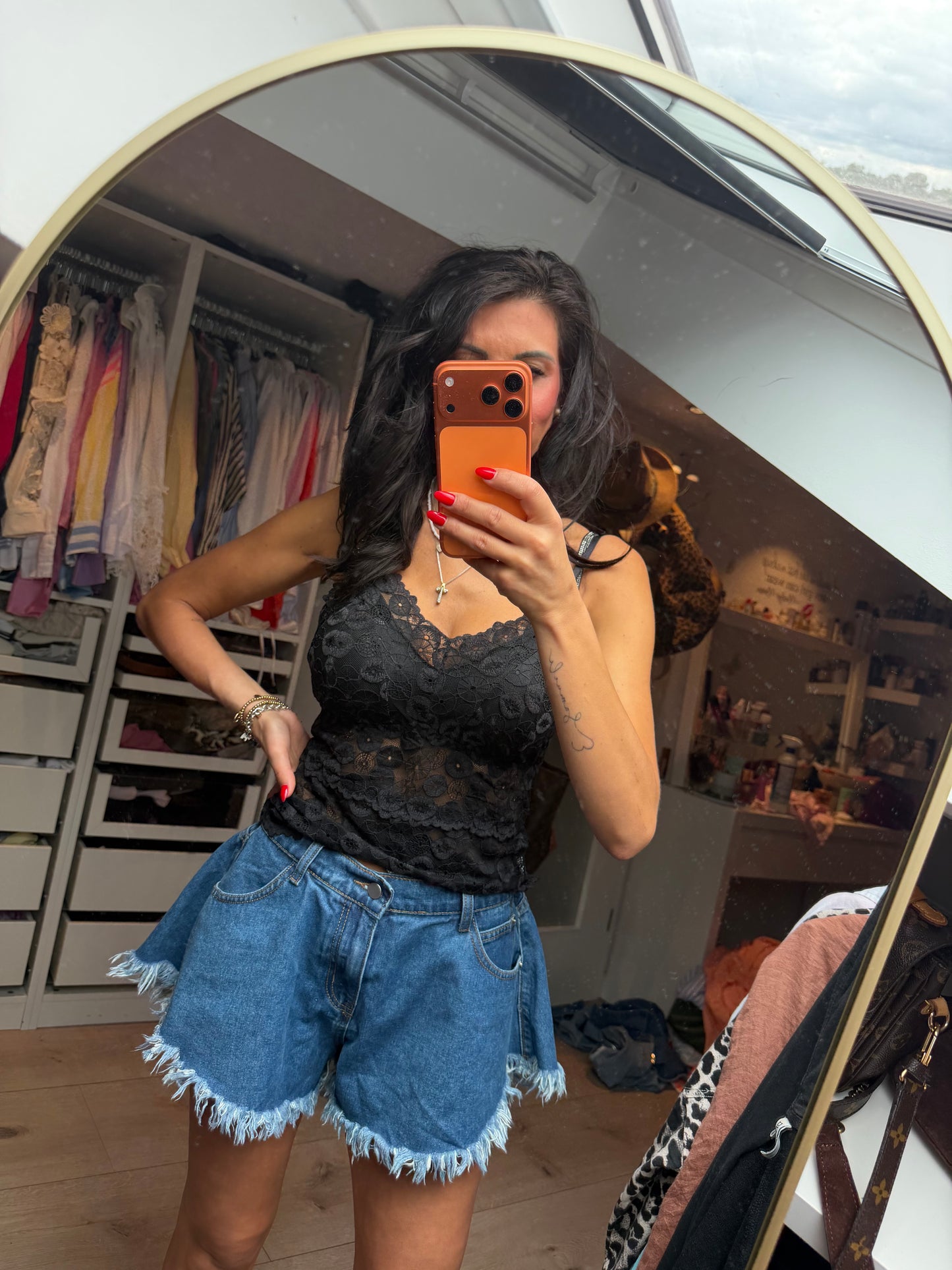 Top "Lace Comfort Schwarz"